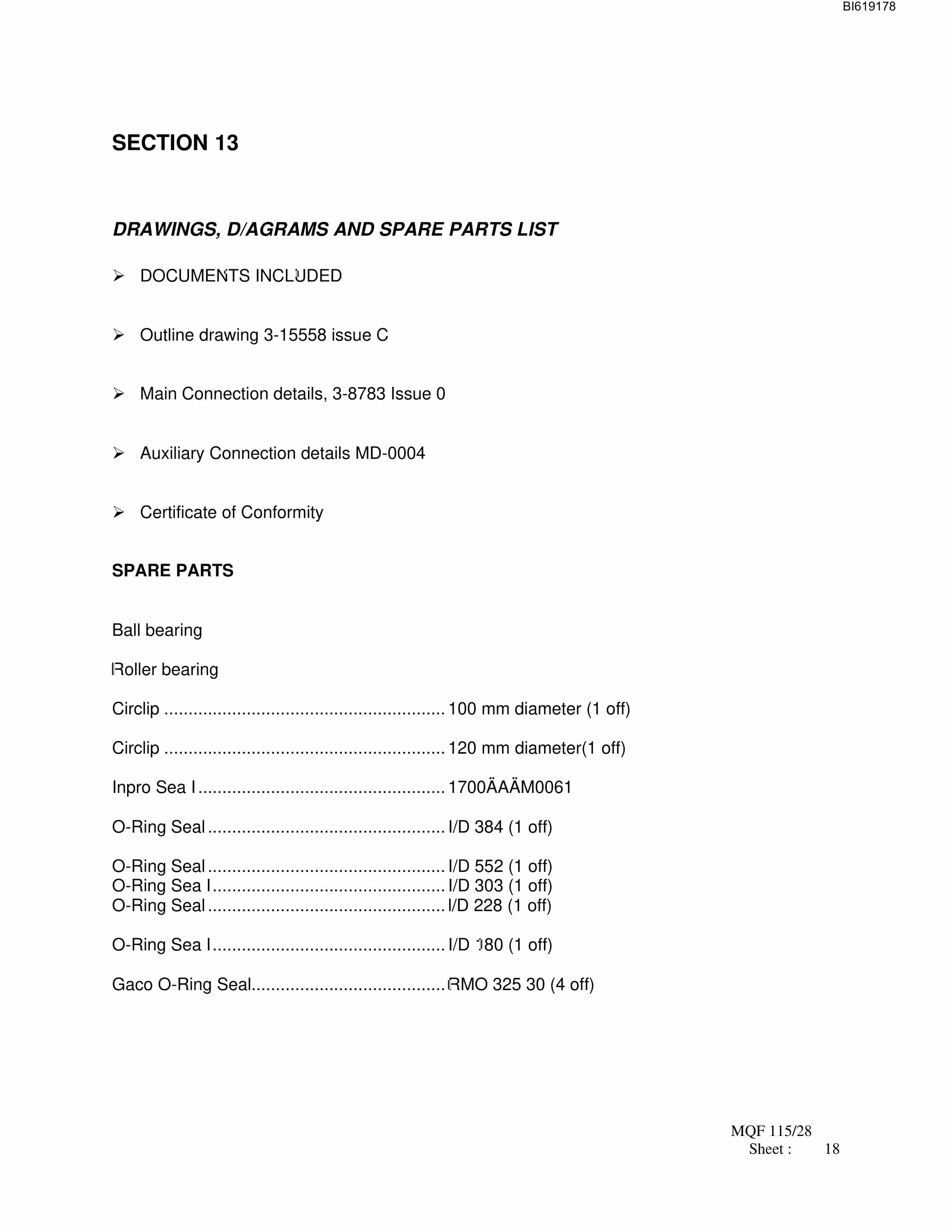 Bucyrus AC 3 Phase Induction Motor Technical Manual BI619178-4