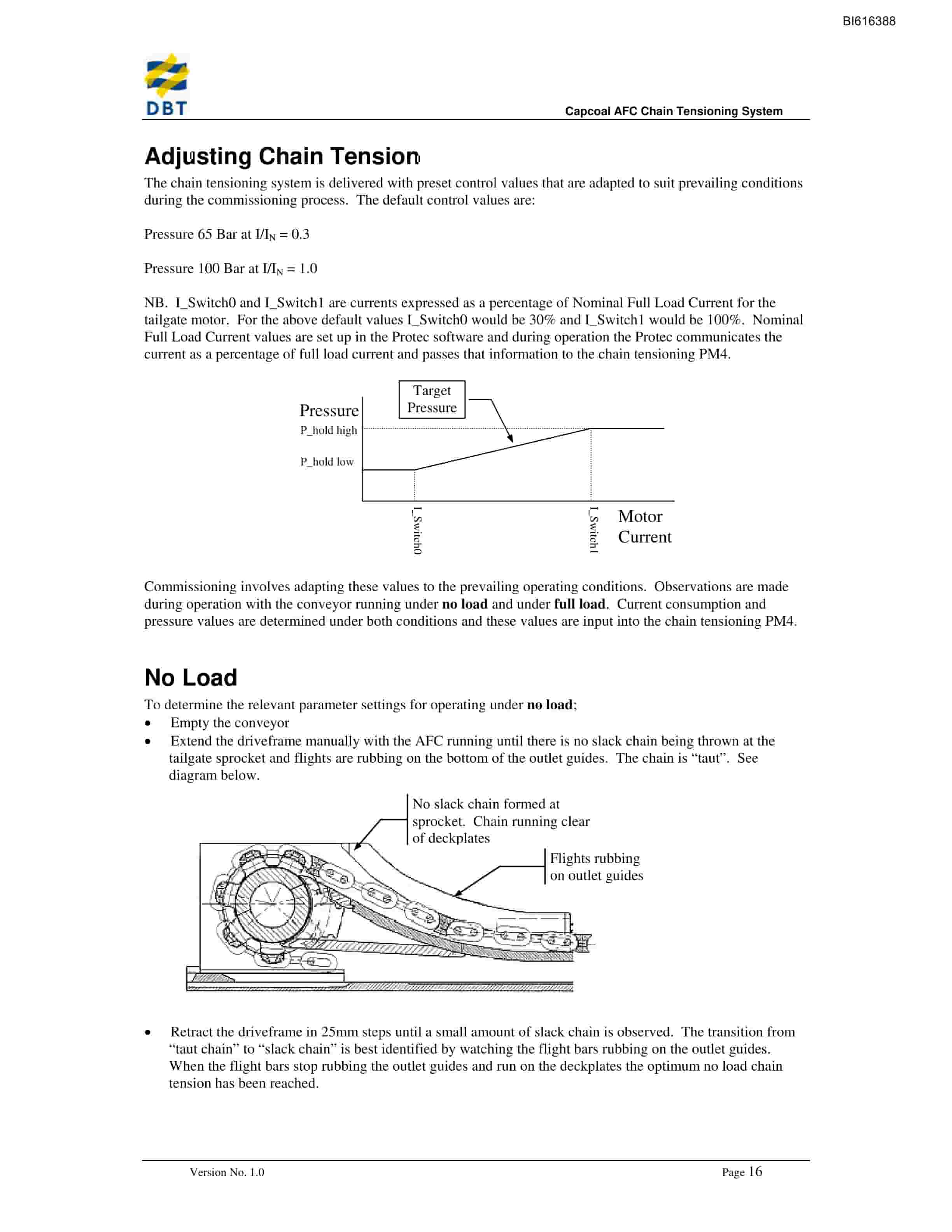 Bucyrus AFC Chain Tensioning System Technical Manual BI616388-3