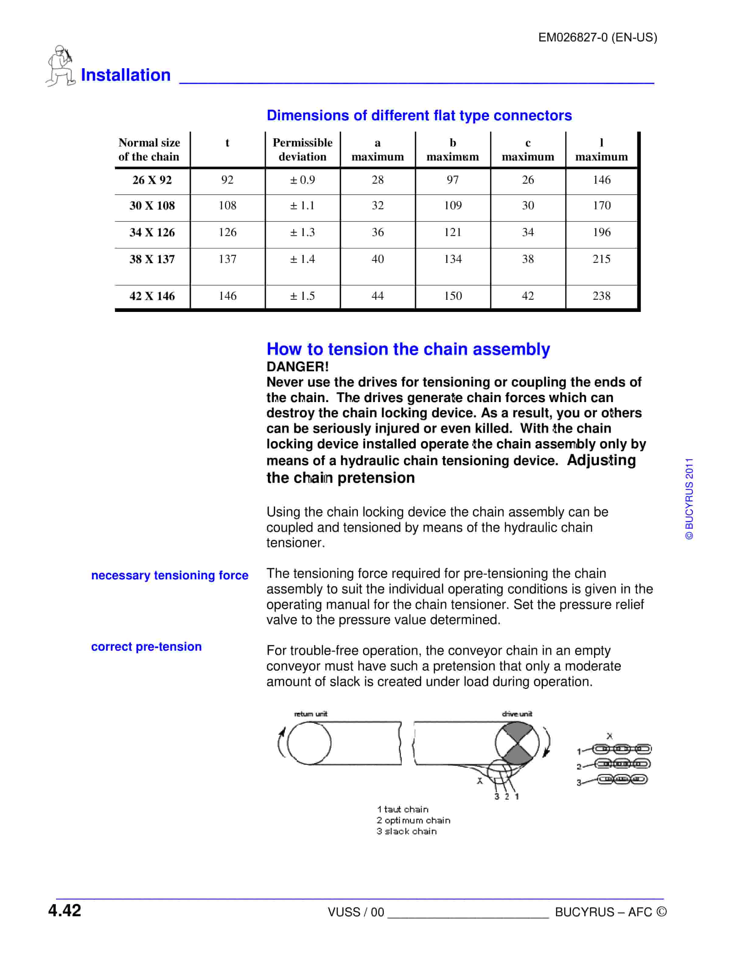 Bucyrus AFC - PF6-1242 Operation Manual EM026827-0-3