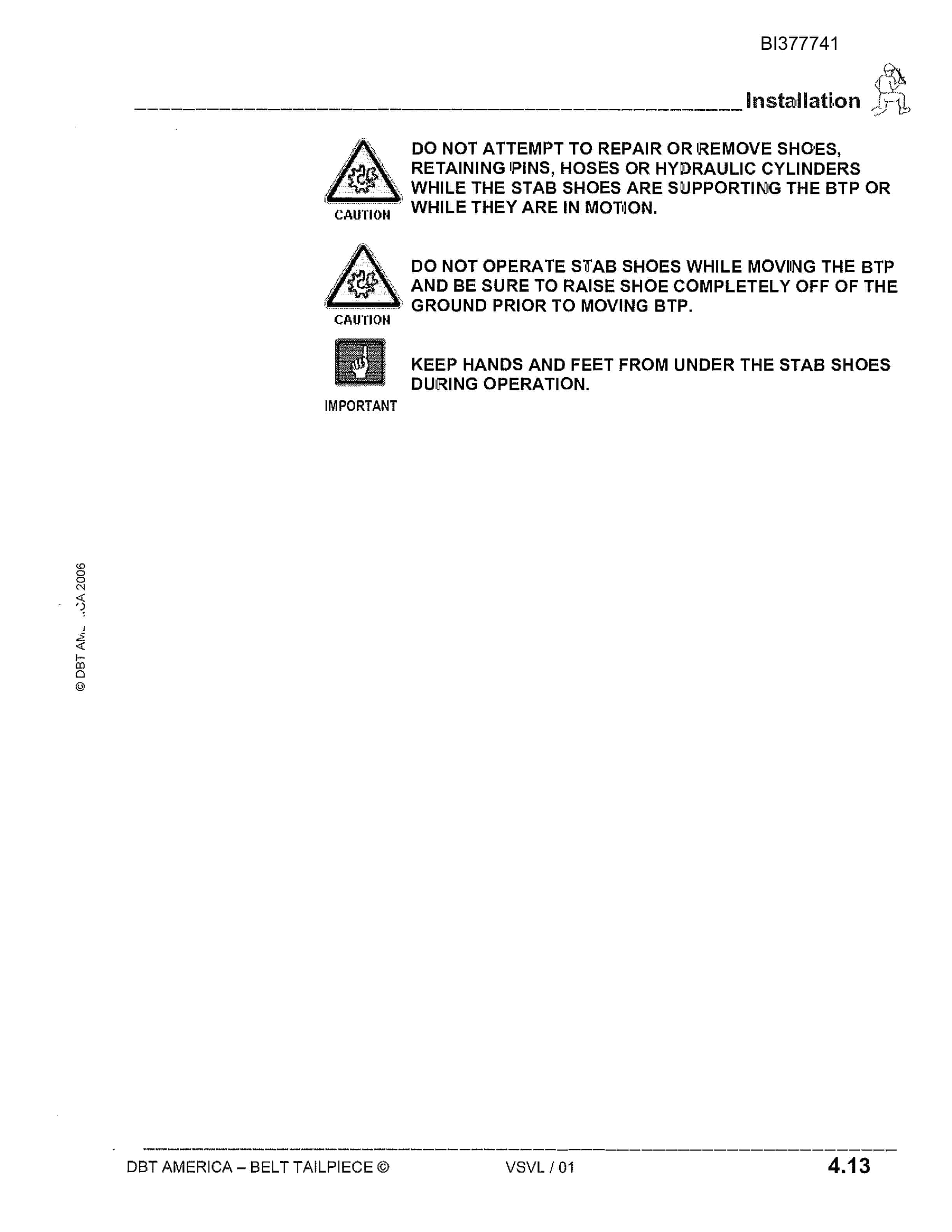 Bucyrus AFC-PF6 Technical Manual BI377741-4