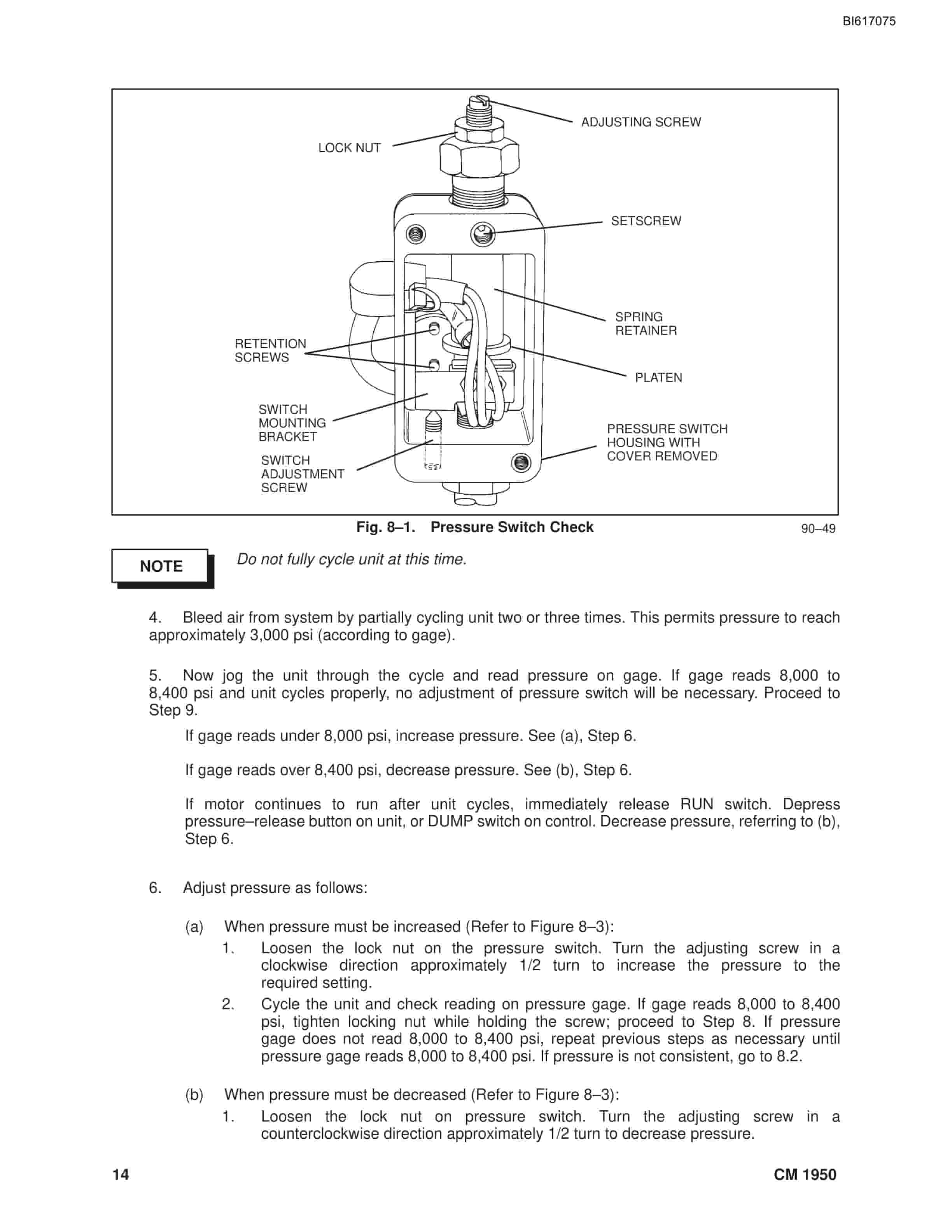 Bucyrus AMP Hydraulic Power Units Technical Manual BI617075-2