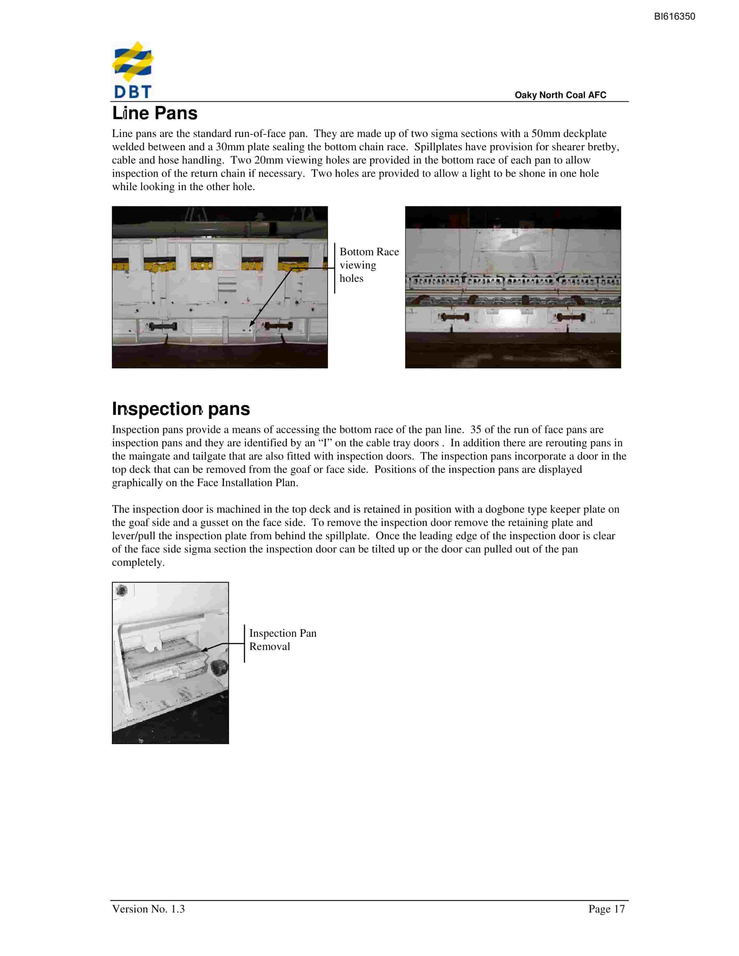 Bucyrus Armoured Face Conveyor Technical Manual BI616350-2
