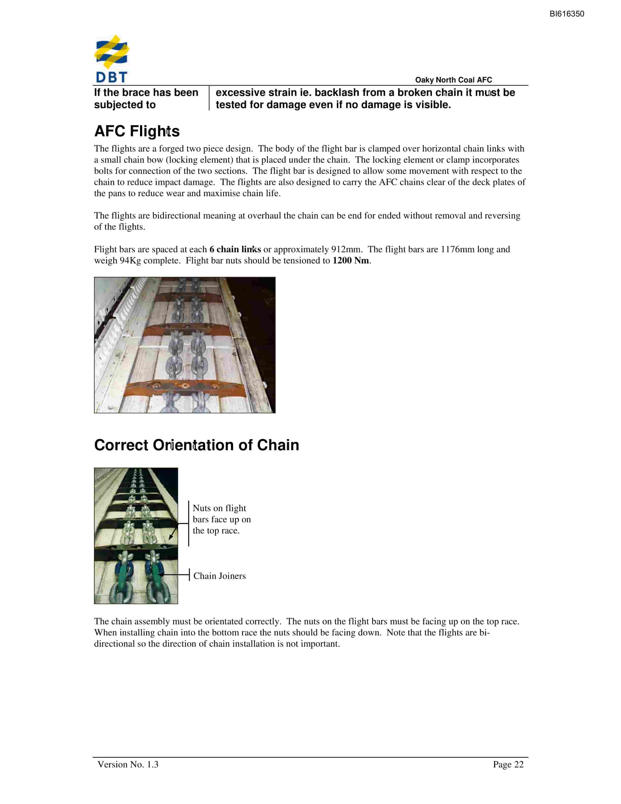 Bucyrus Armoured Face Conveyor Technical Manual BI616350-3