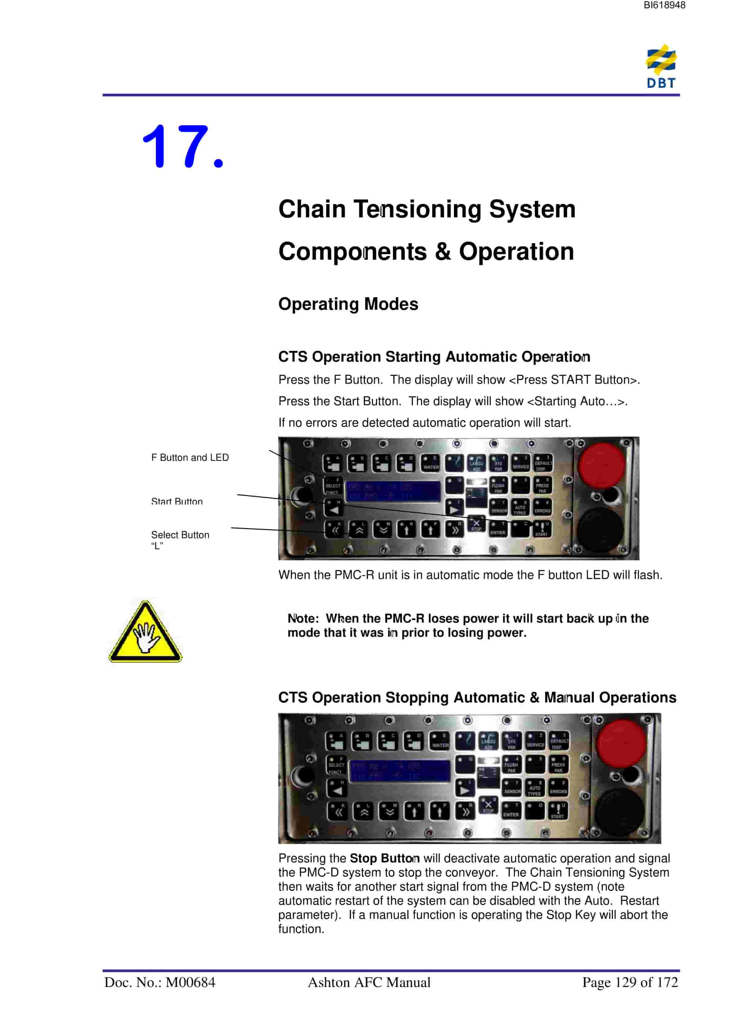 Bucyrus Ashton AFC Technical Manual BI618948-4