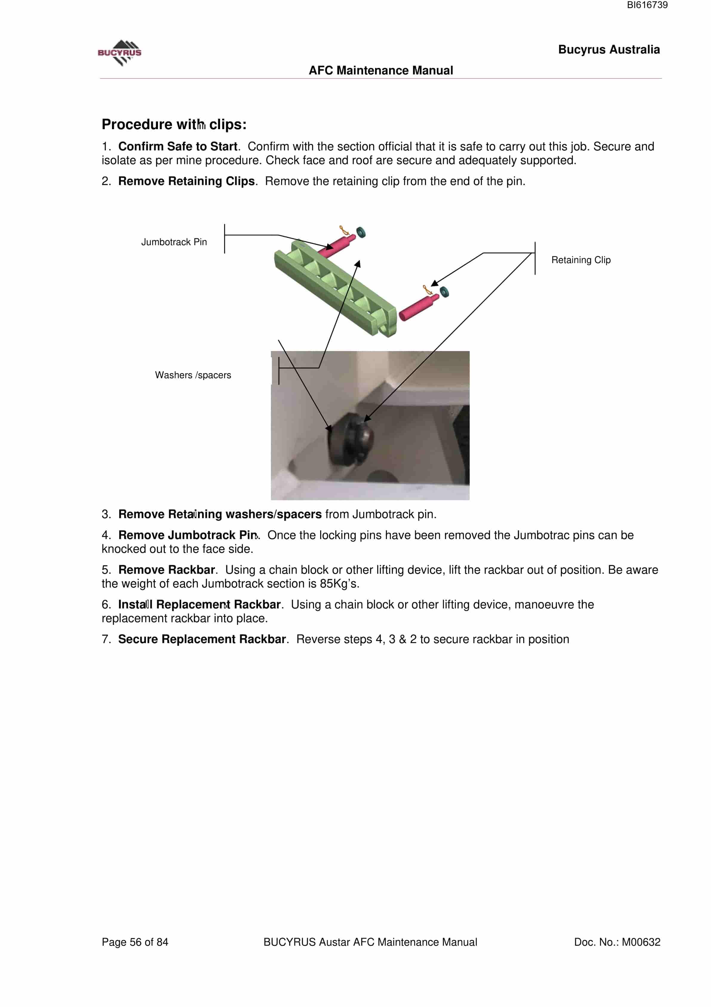 Bucyrus Austar AFC Technical Manual BI616739 3 Bucyrus Austar AFC Technical Manual BI616739 - Image 3
