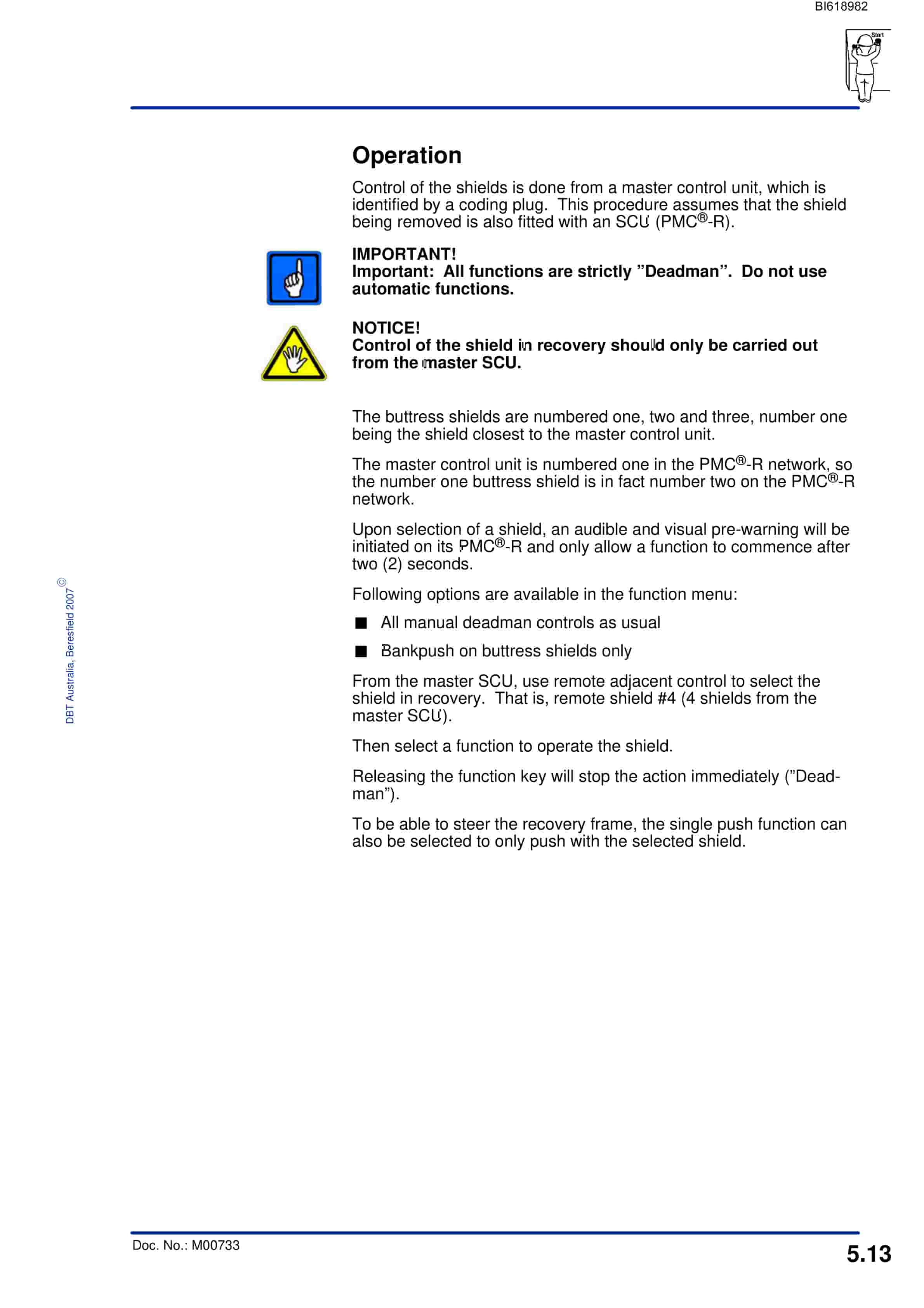 Bucyrus Austar DBT - E Frame Technical Manual BI618982-5