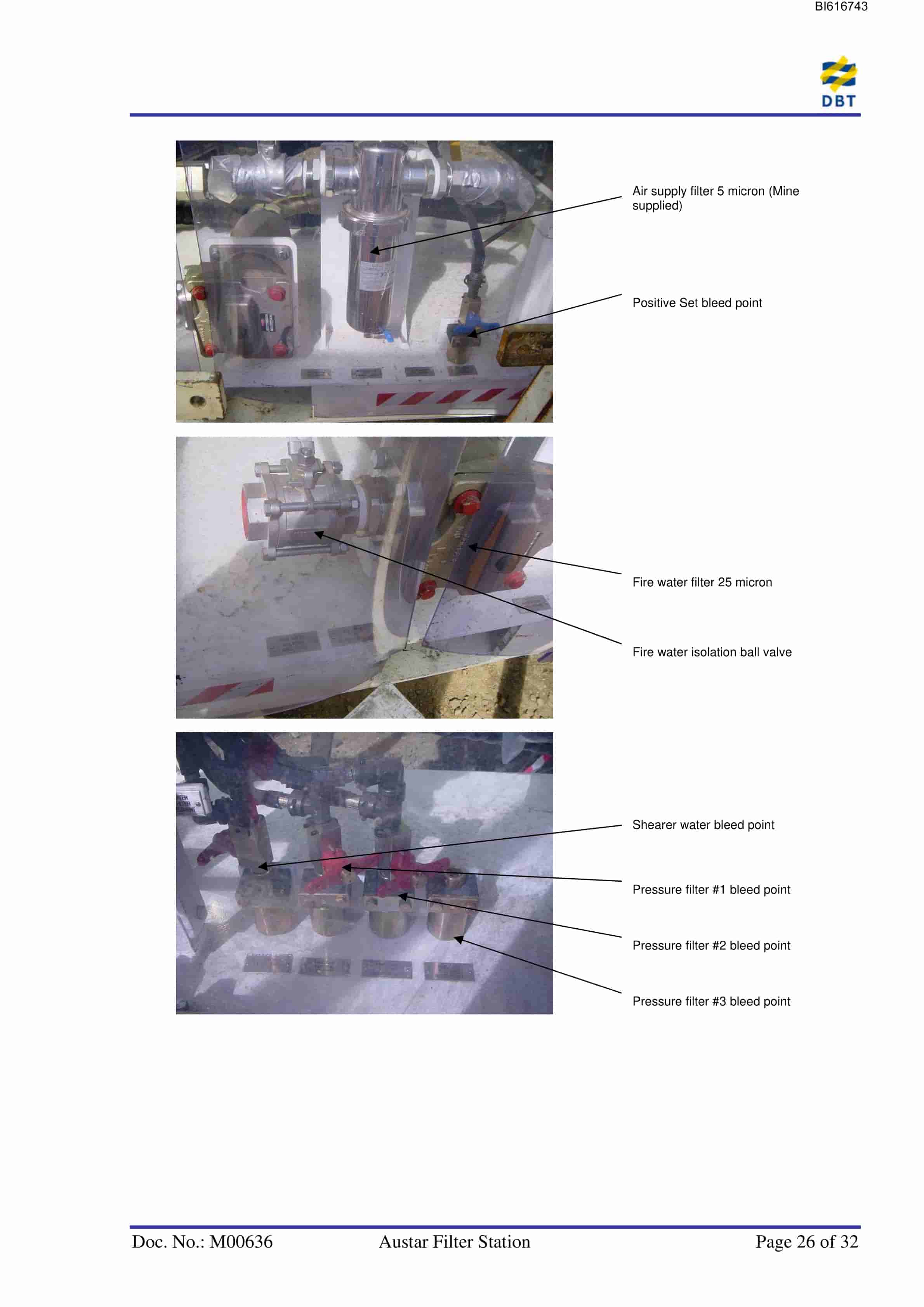 Bucyrus Austar Filter Station Technical Manual BI616743 5 Bucyrus Austar Filter Station Technical Manual BI616743 - Image 5