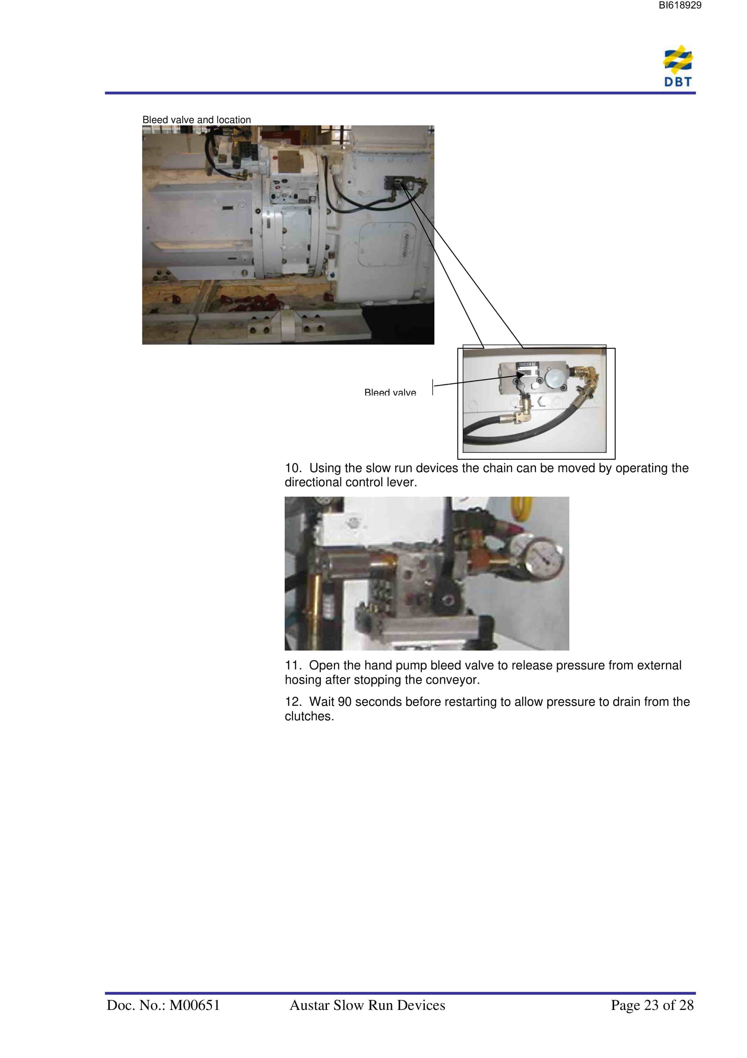 Bucyrus Austar Slow Run Devices Technical Manual BI618929 5 Bucyrus Austar Slow Run Devices Technical Manual BI618929 - Image 5