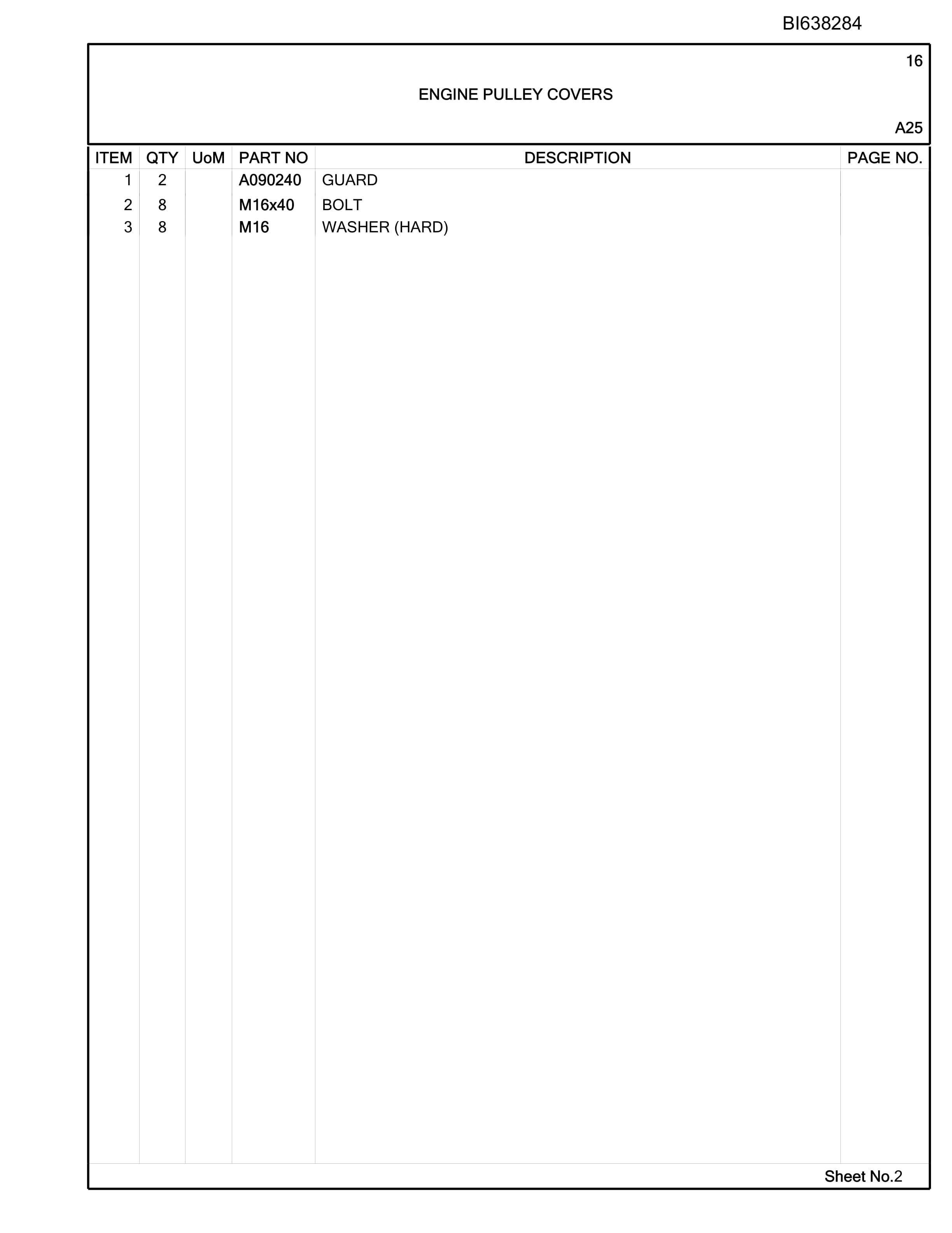 Bucyrus Australian Options RH340 - Dawson Parts Catalog BI638284 4 Bucyrus Australian Options RH340 - Dawson Parts Catalog BI638284 - Image 4