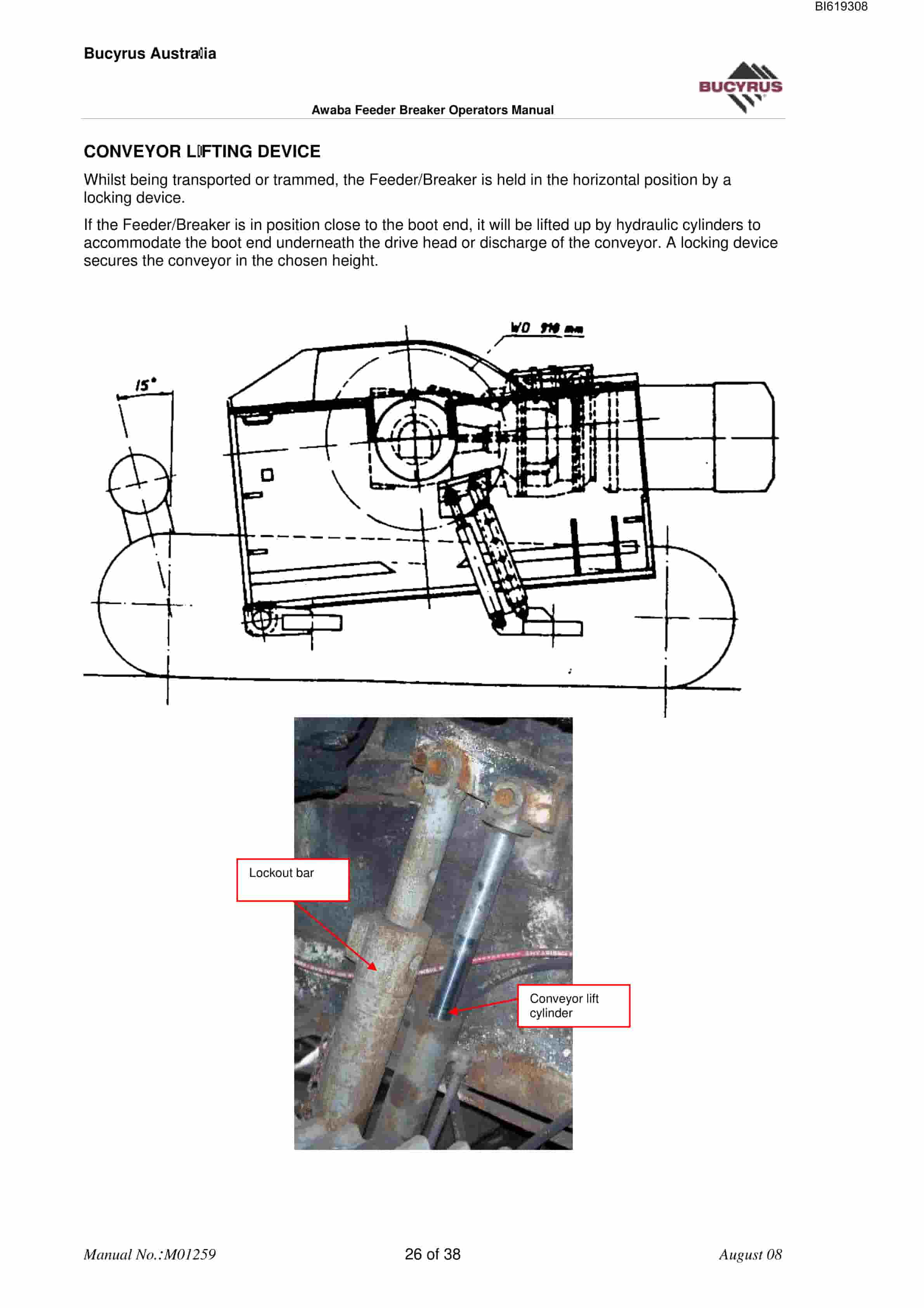 Bucyrus Awaba Feeder Breaker FB58 Technical Manual BI619308 3 Bucyrus Awaba Feeder Breaker FB58 Technical Manual BI619308 - Image 3