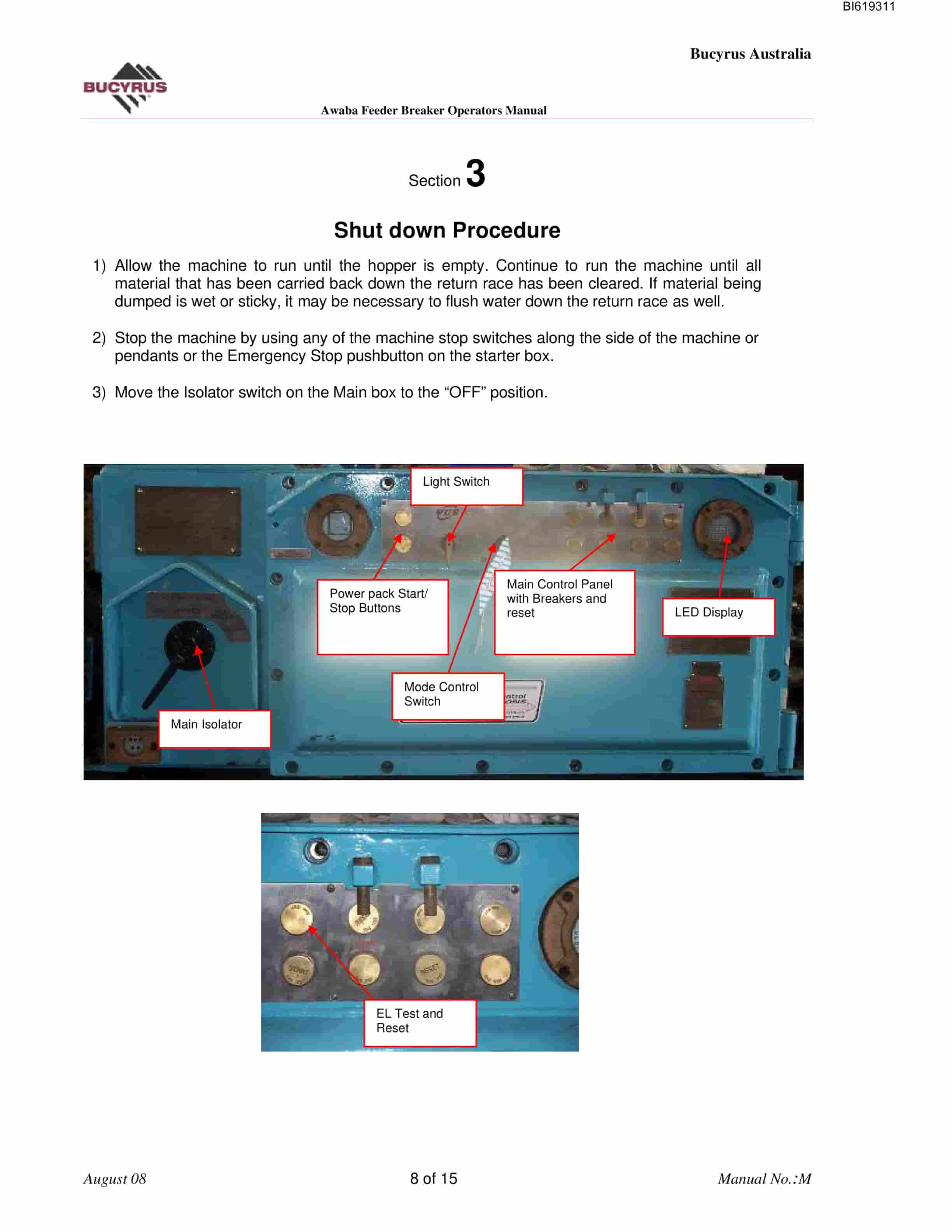 Bucyrus Awaba Klockner Feeder Breaker FB58 Technical Manual BI619311 2 Bucyrus Awaba Klockner Feeder Breaker FB58 Technical Manual BI619311 - Image 2