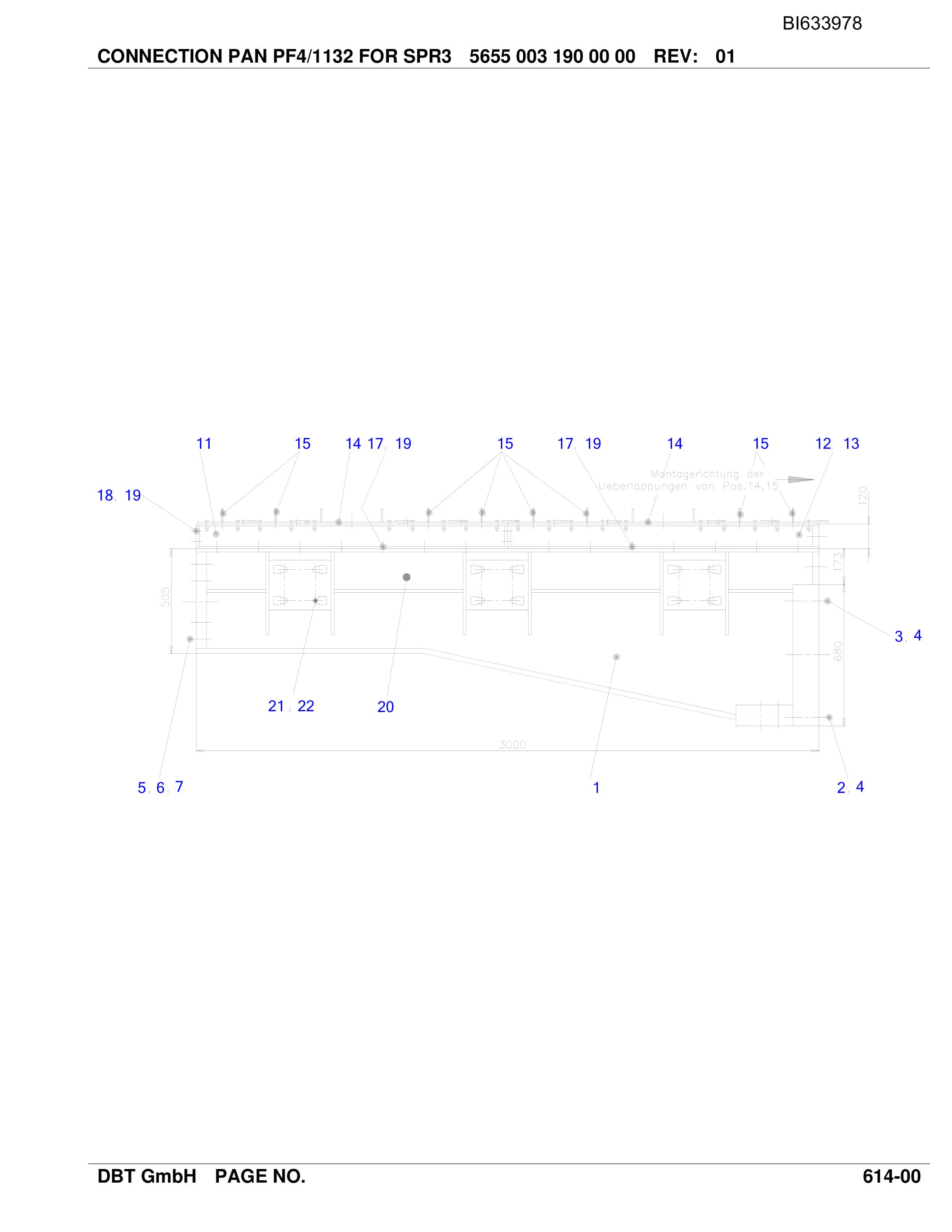 Bucyrus Beam Stage Loader Kyrgaiskaja Mine Parts Catalog BI633978-3