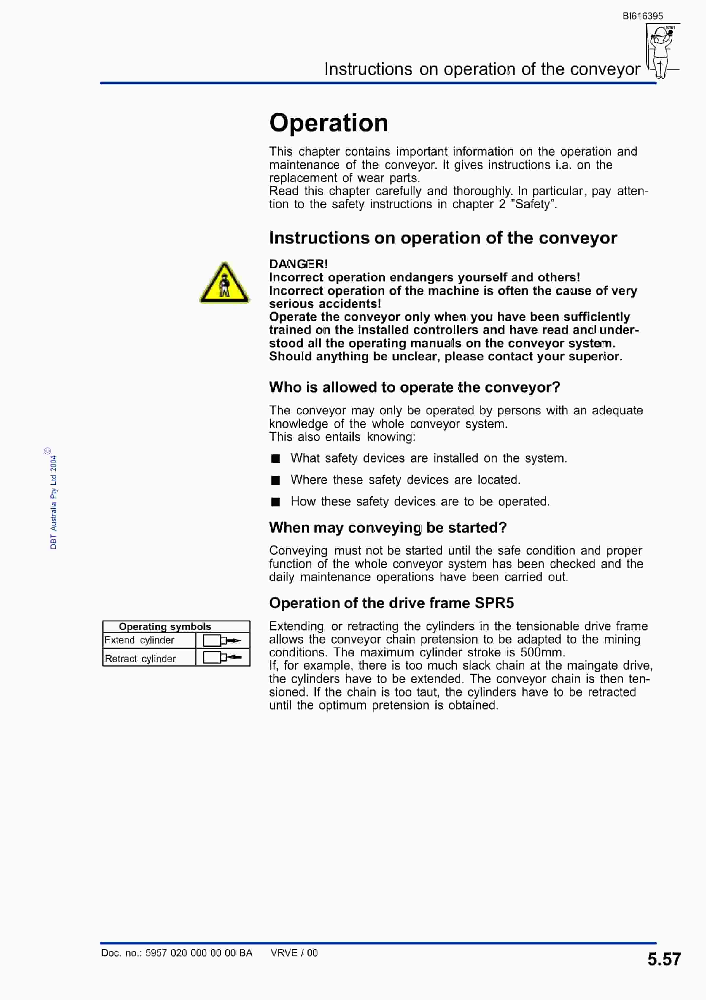 Bucyrus Beam Stage Loader PF5-1542 Technical Manual BI616395-3
