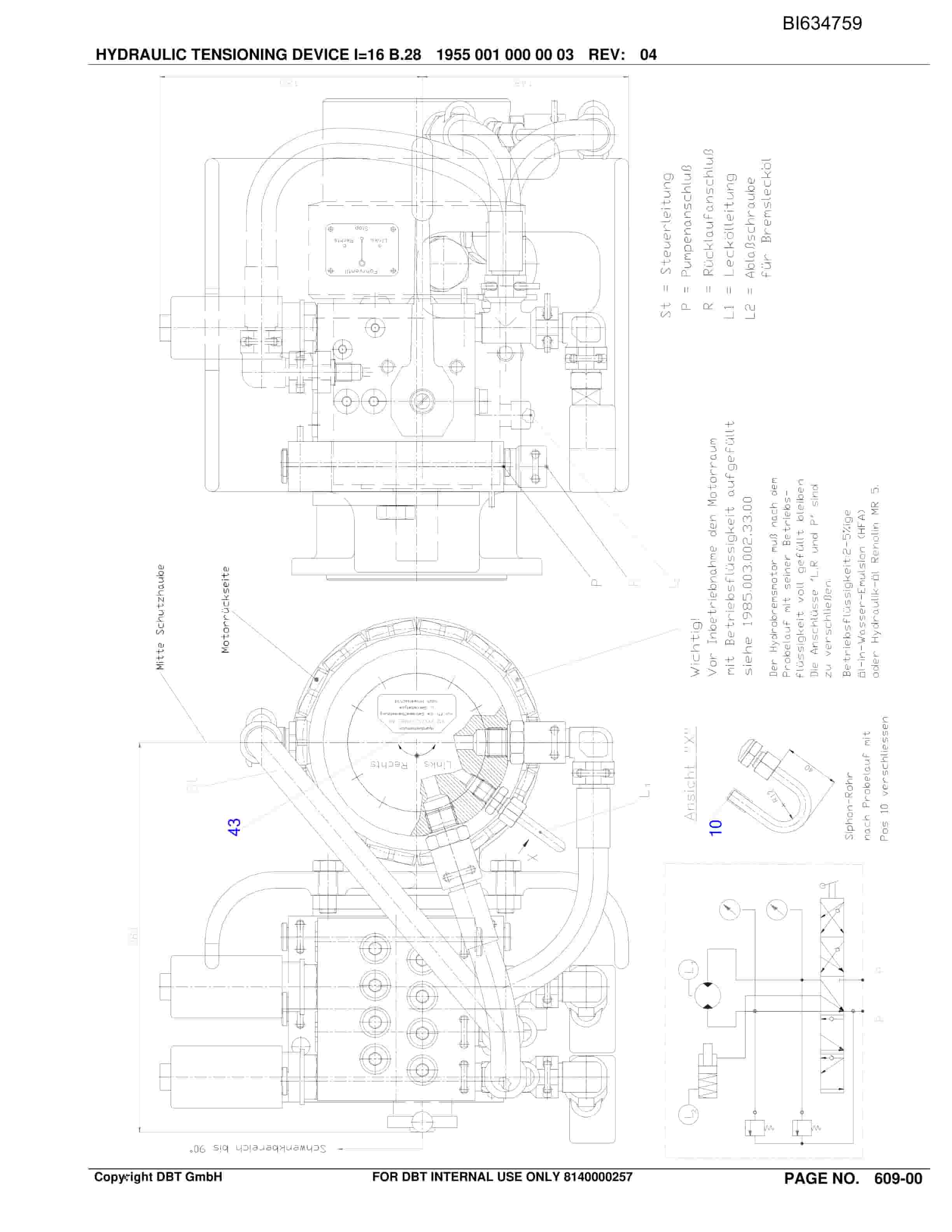 Bucyrus BeamStageLoader PF 6-1542 Parts Catalog BI634759-2