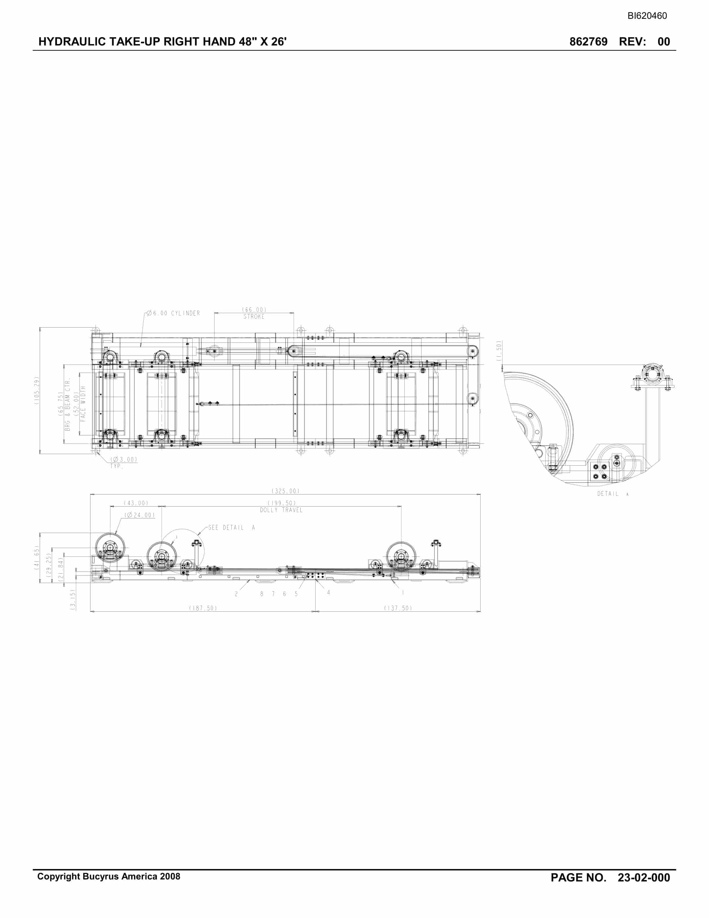 Bucyrus Belt System Parts And Service Manual BI620460-2