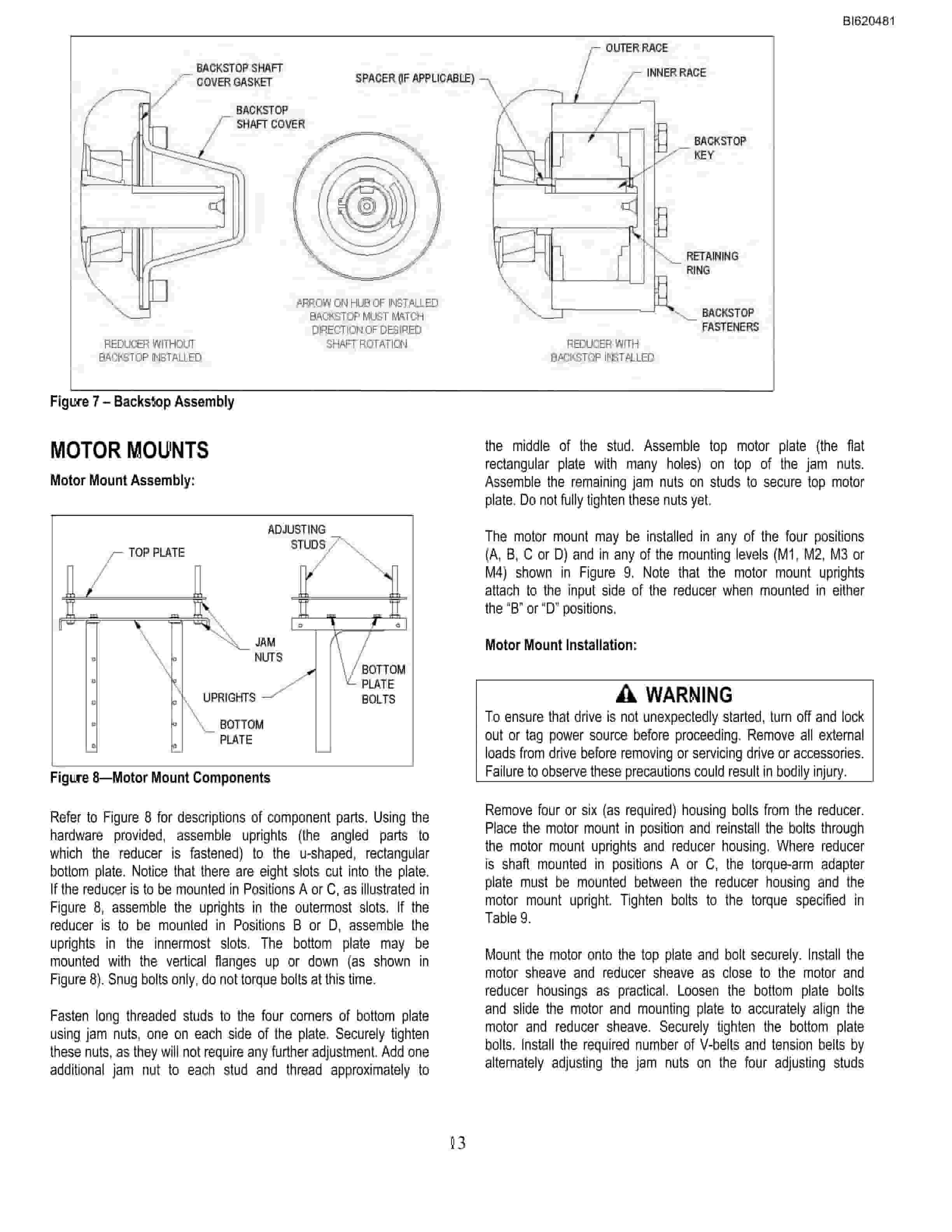 Bucyrus Belt System Parts And Service Manual BI620481-2