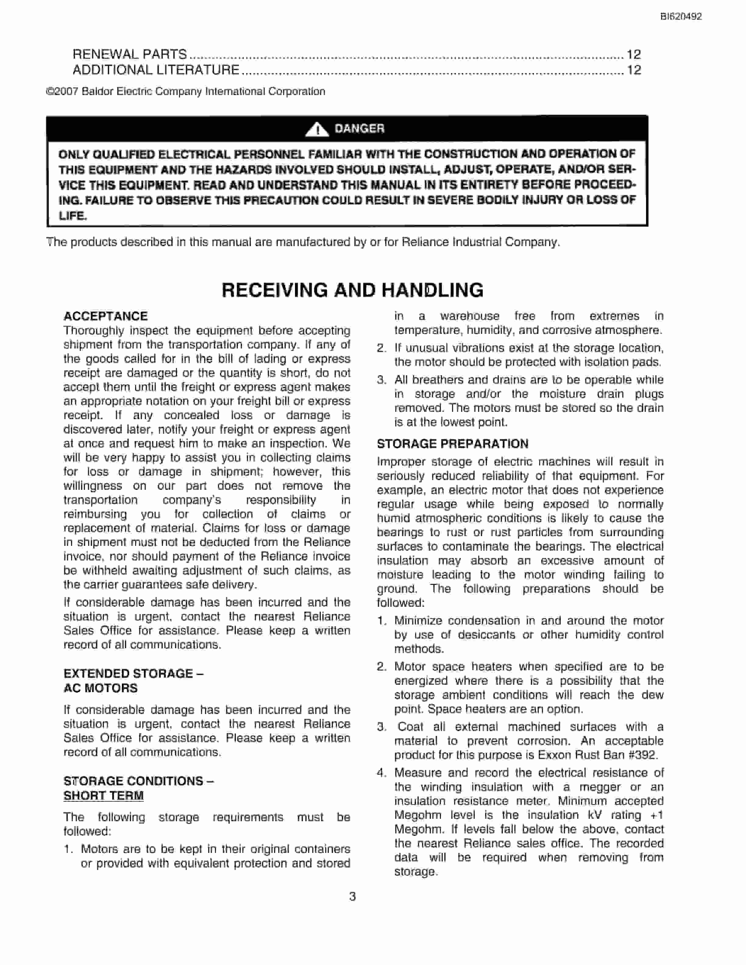 Bucyrus Belt System Parts And Service Manual BI620492-5