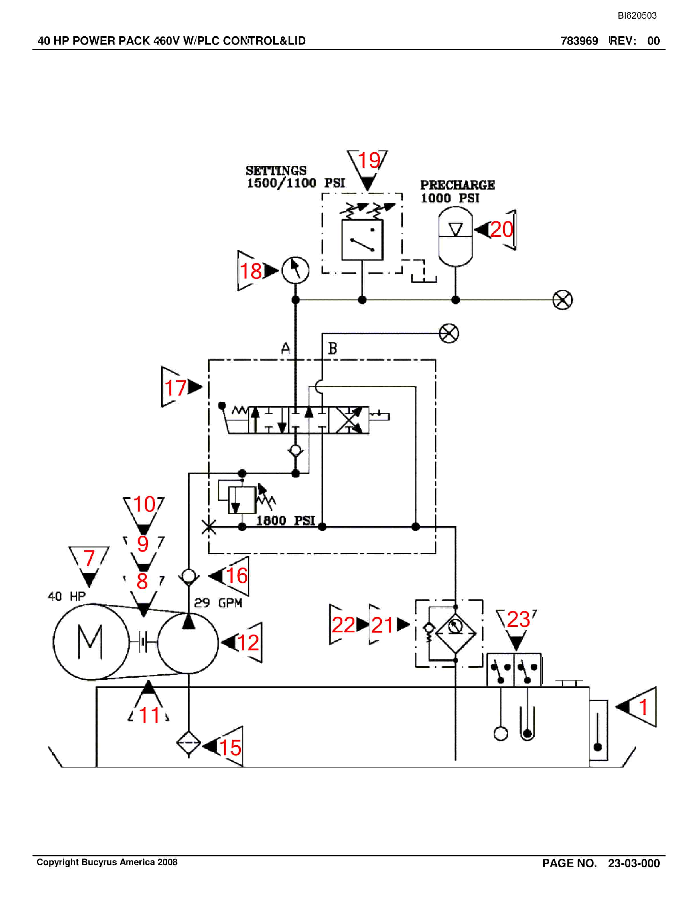 Bucyrus Belt System Parts And Service Manual BI620503-5