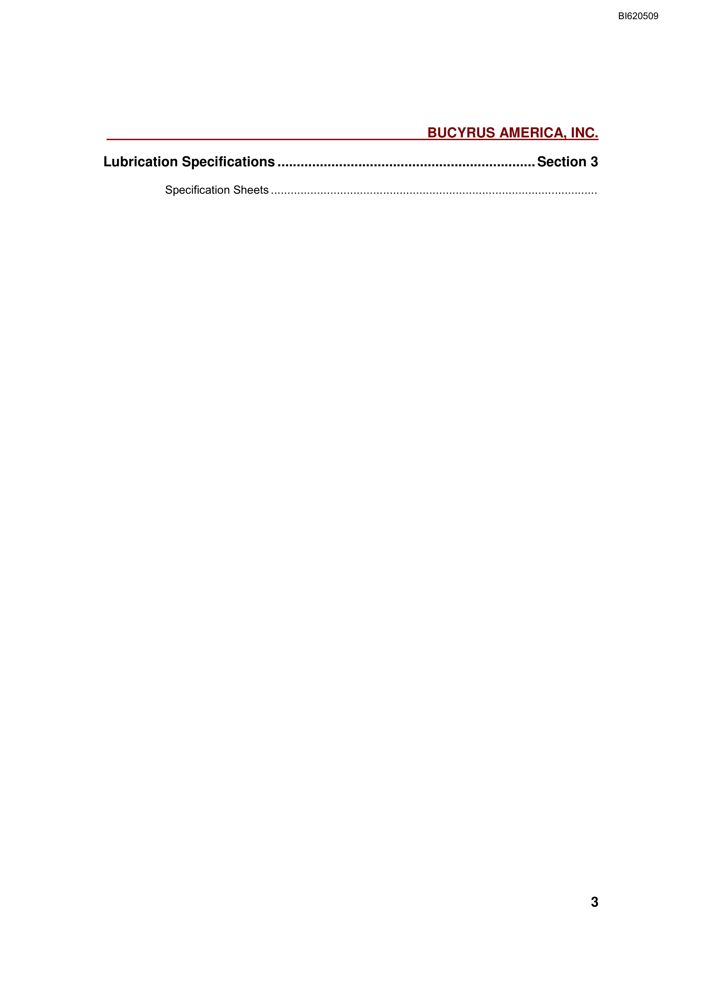 Bucyrus Belt System Parts And Service Manual BI620509-2