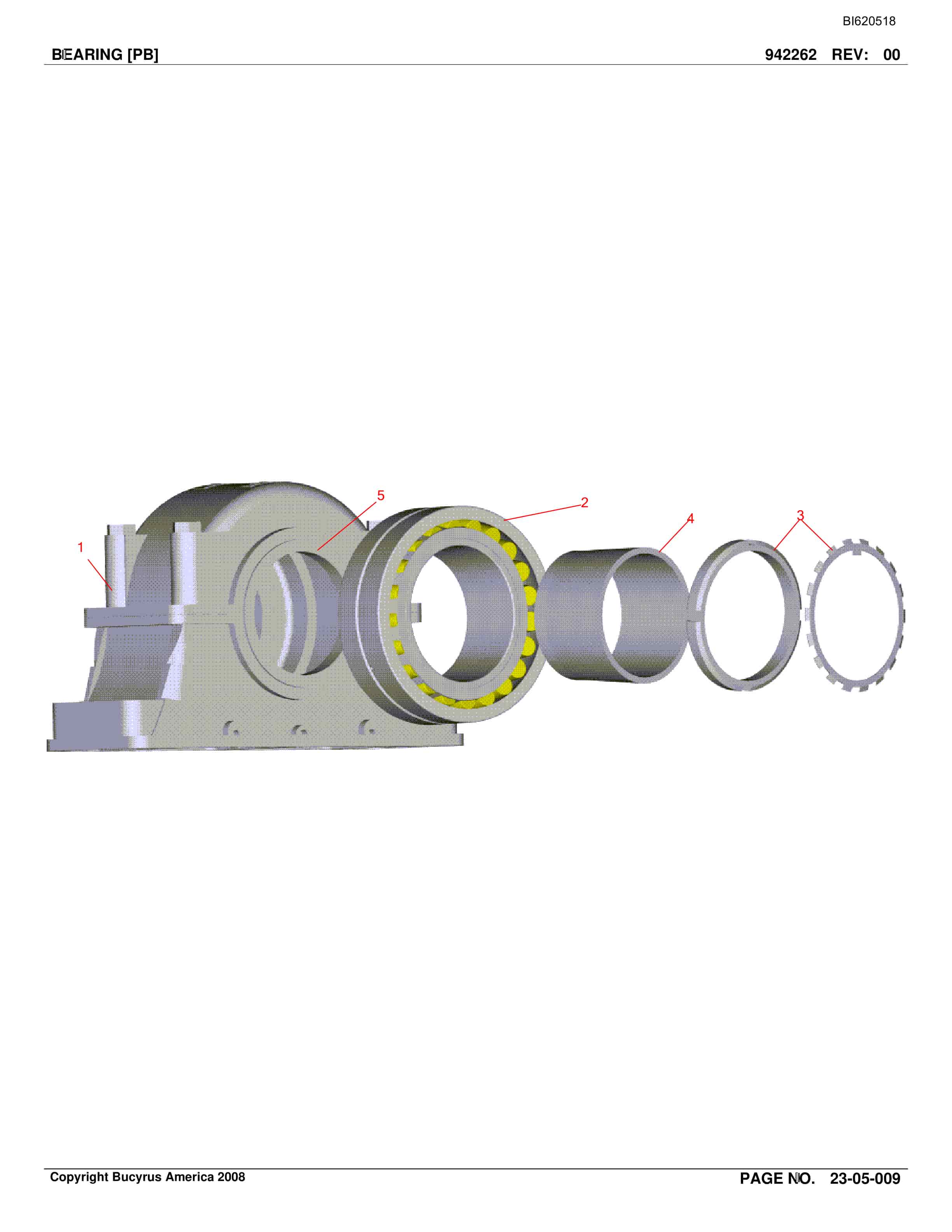 Bucyrus Belt System Parts And Service Manual BI620518-3