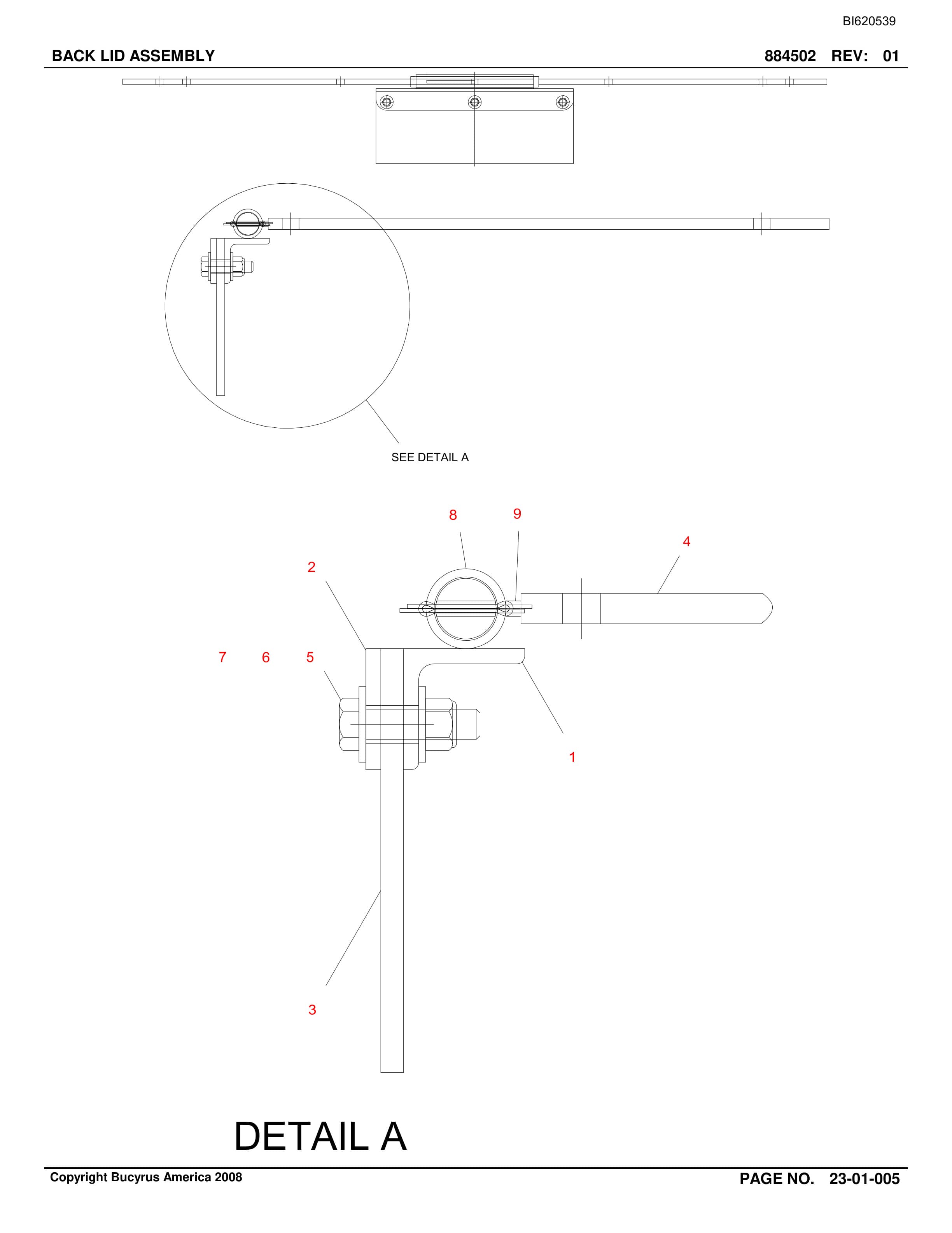 Bucyrus Belt System Parts And Service Manual BI620539-2