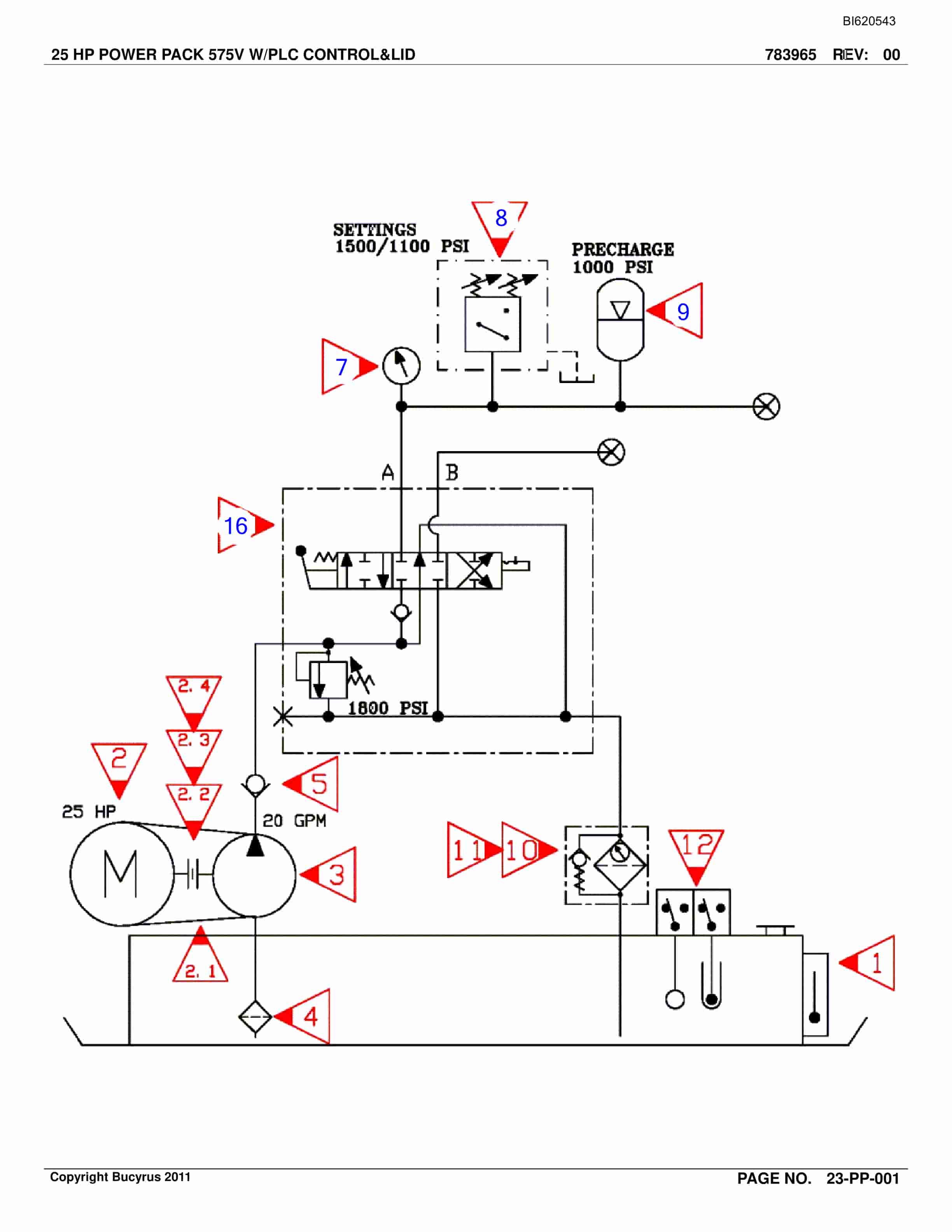 Bucyrus Belt System Parts And Service Manual BI620543-2