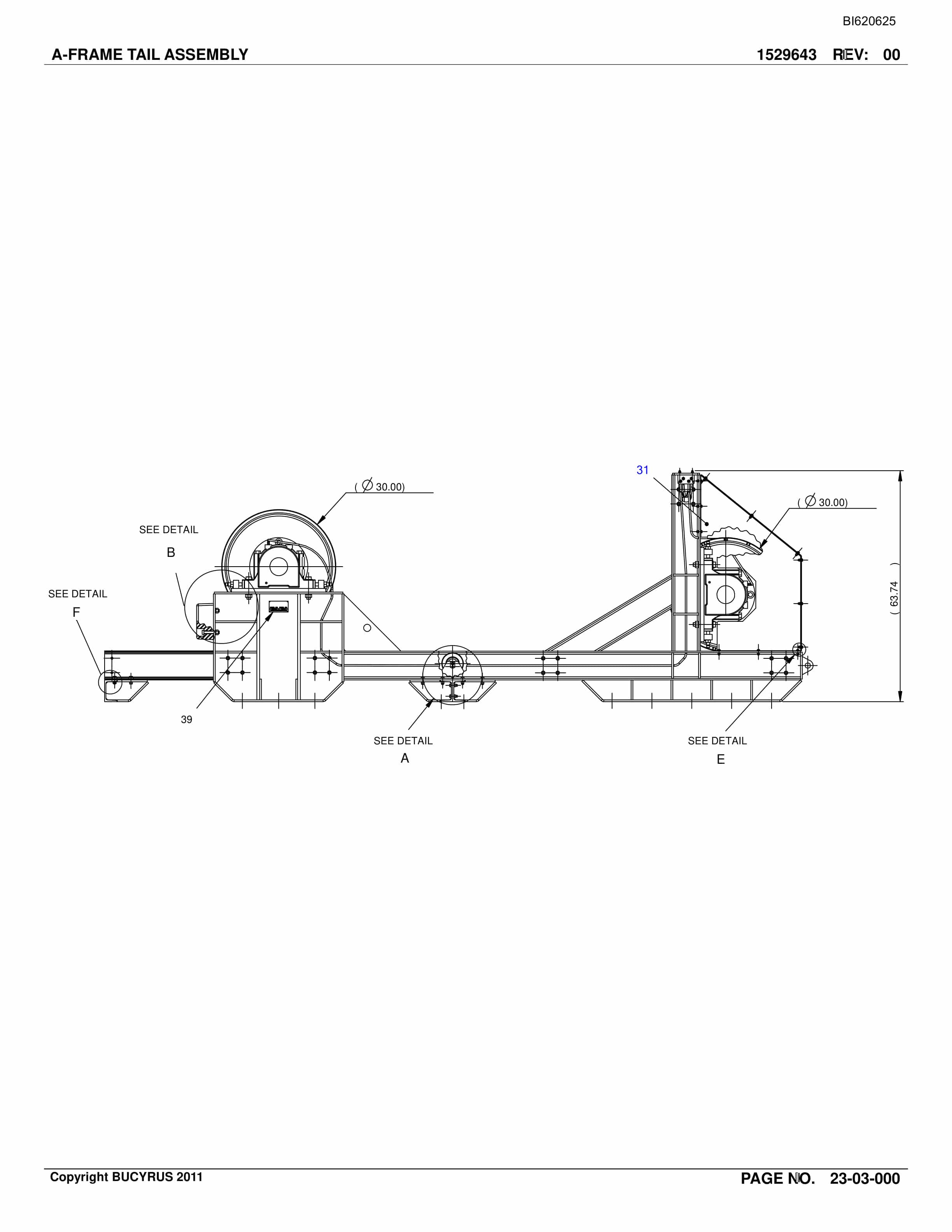 Bucyrus Belt System Parts And Service Manual BI620625-4