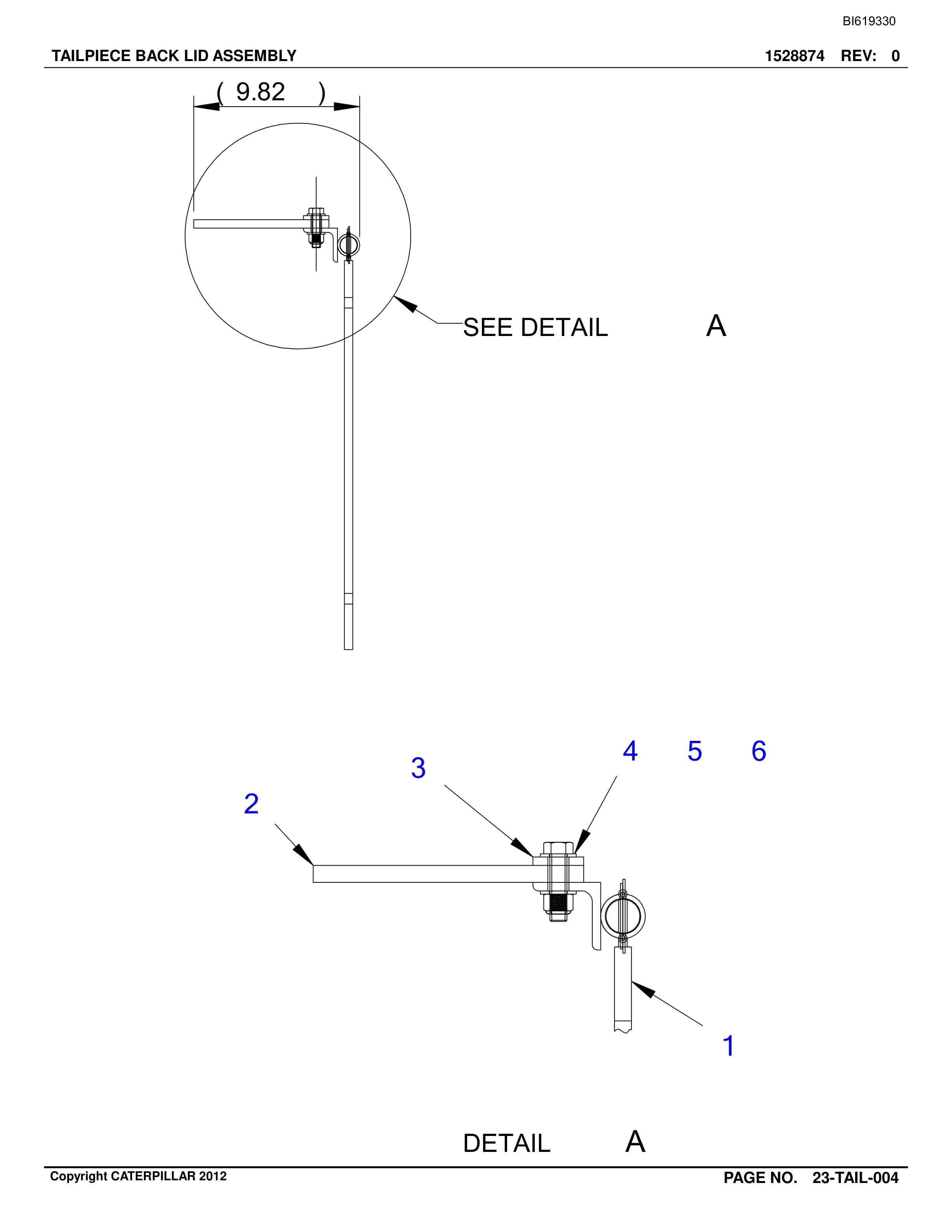 Bucyrus Belt System Parts Catalog BI619330-4