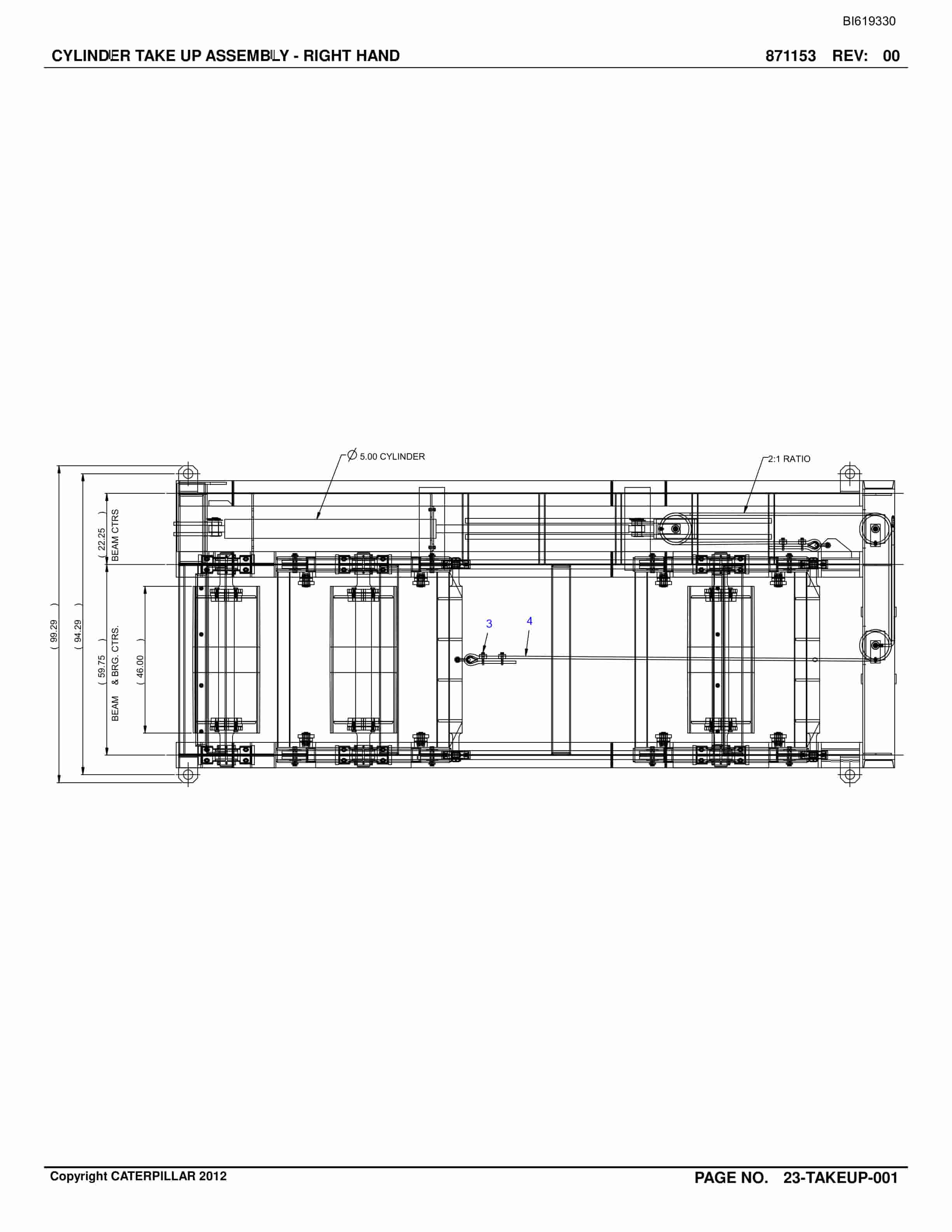 Bucyrus Belt System Parts Catalog BI619330-5