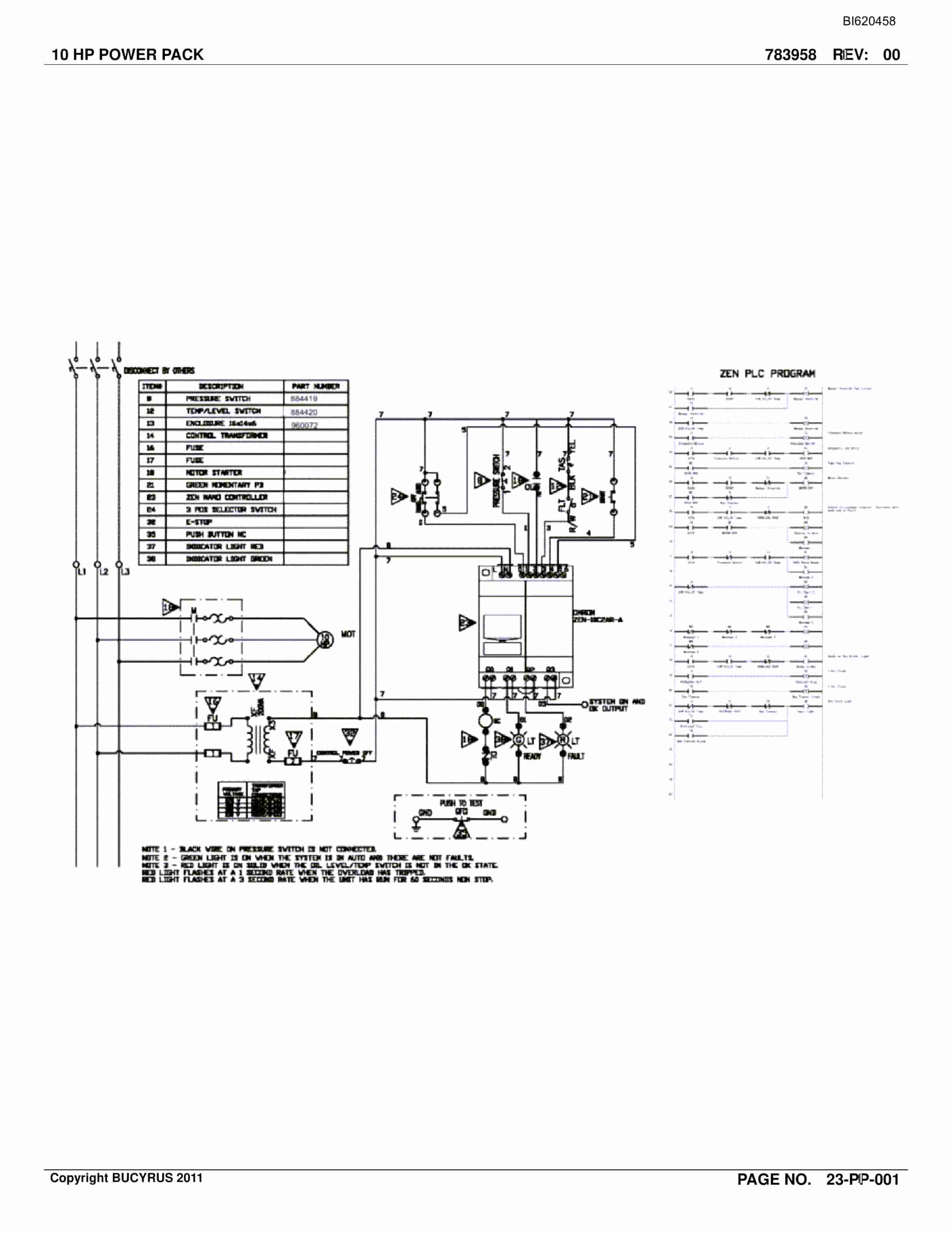 Bucyrus Belt System Spare Parts List BI620458-3