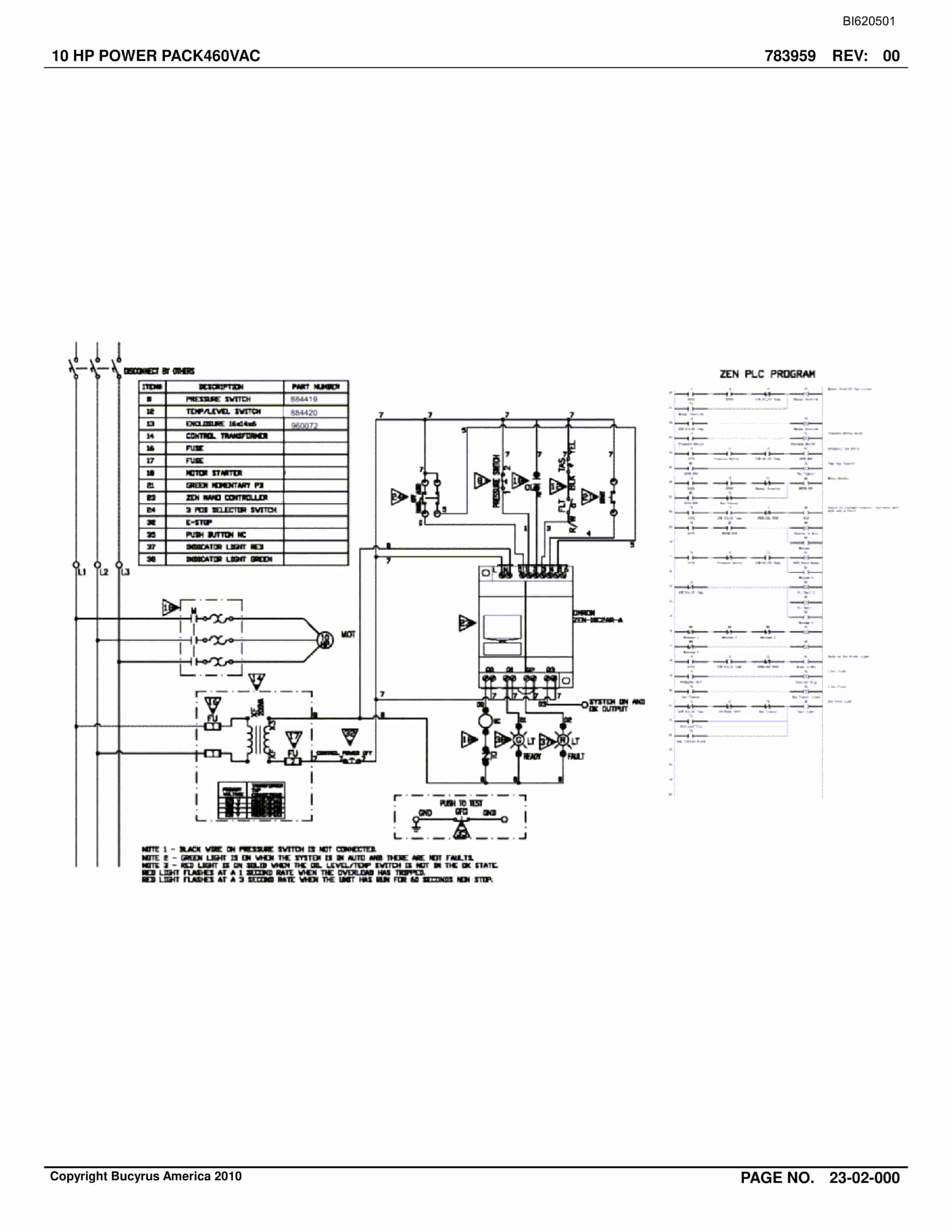 Bucyrus Belt System Spare Parts List BI620501-4