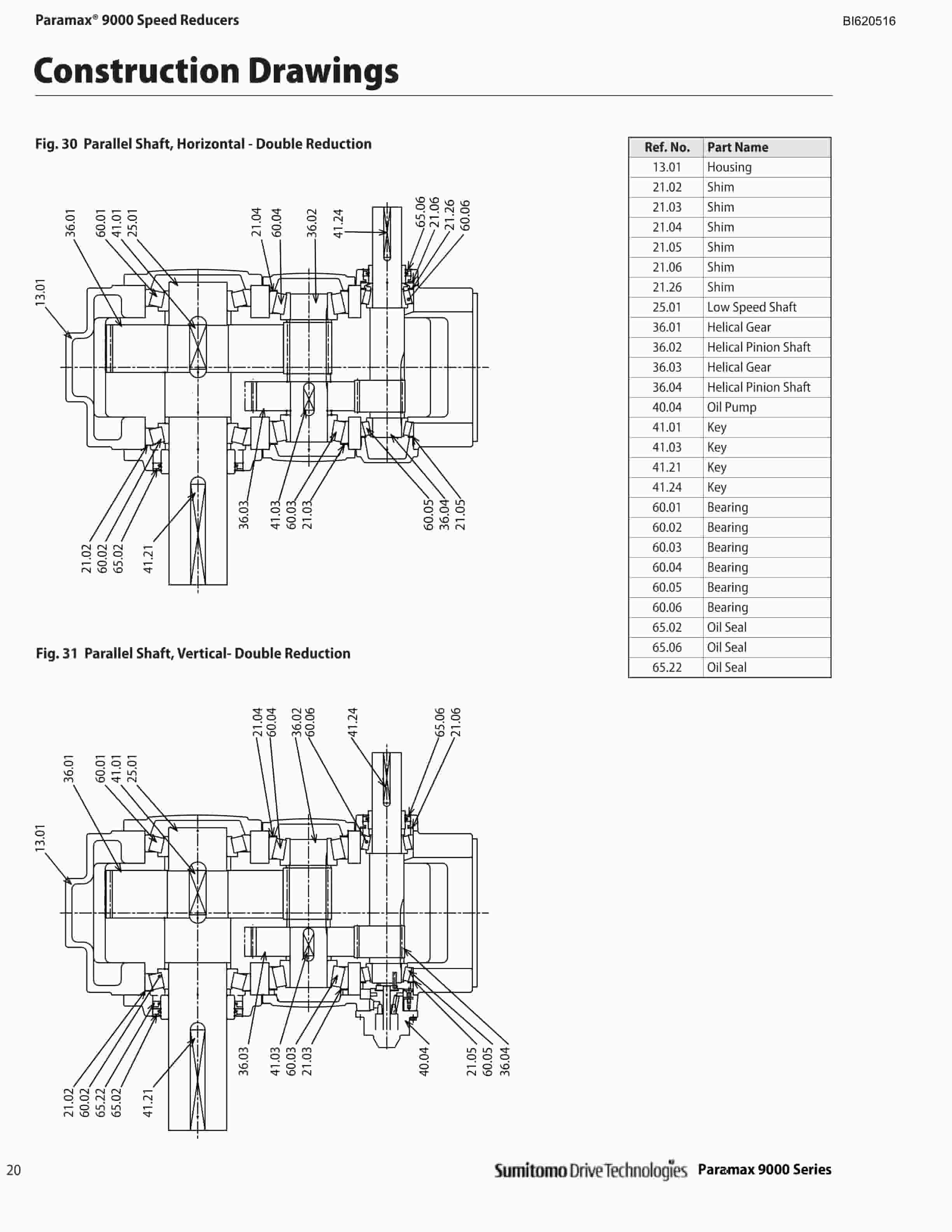 Bucyrus Belt System Spare Parts List BI620516-2