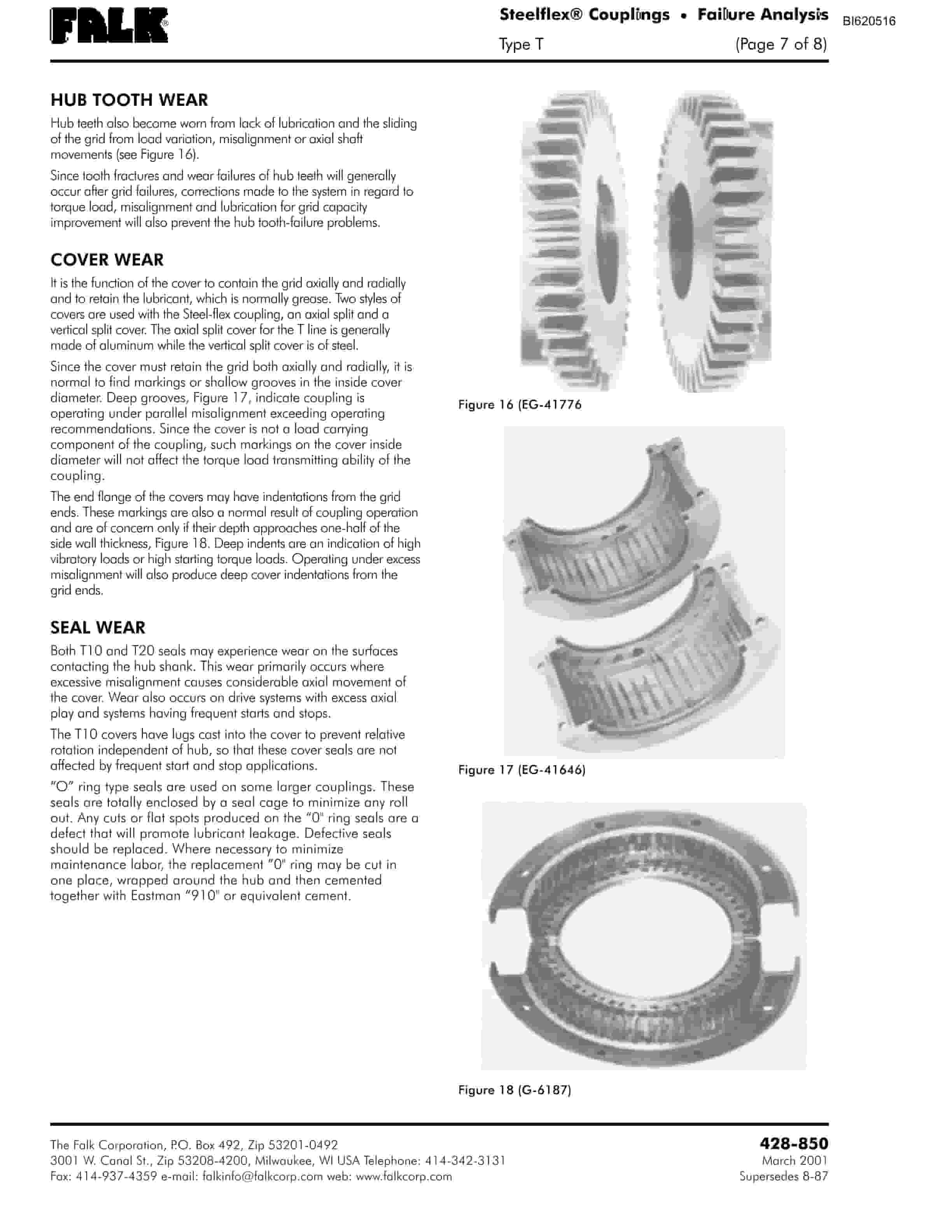 Bucyrus Belt System Spare Parts List BI620516-4