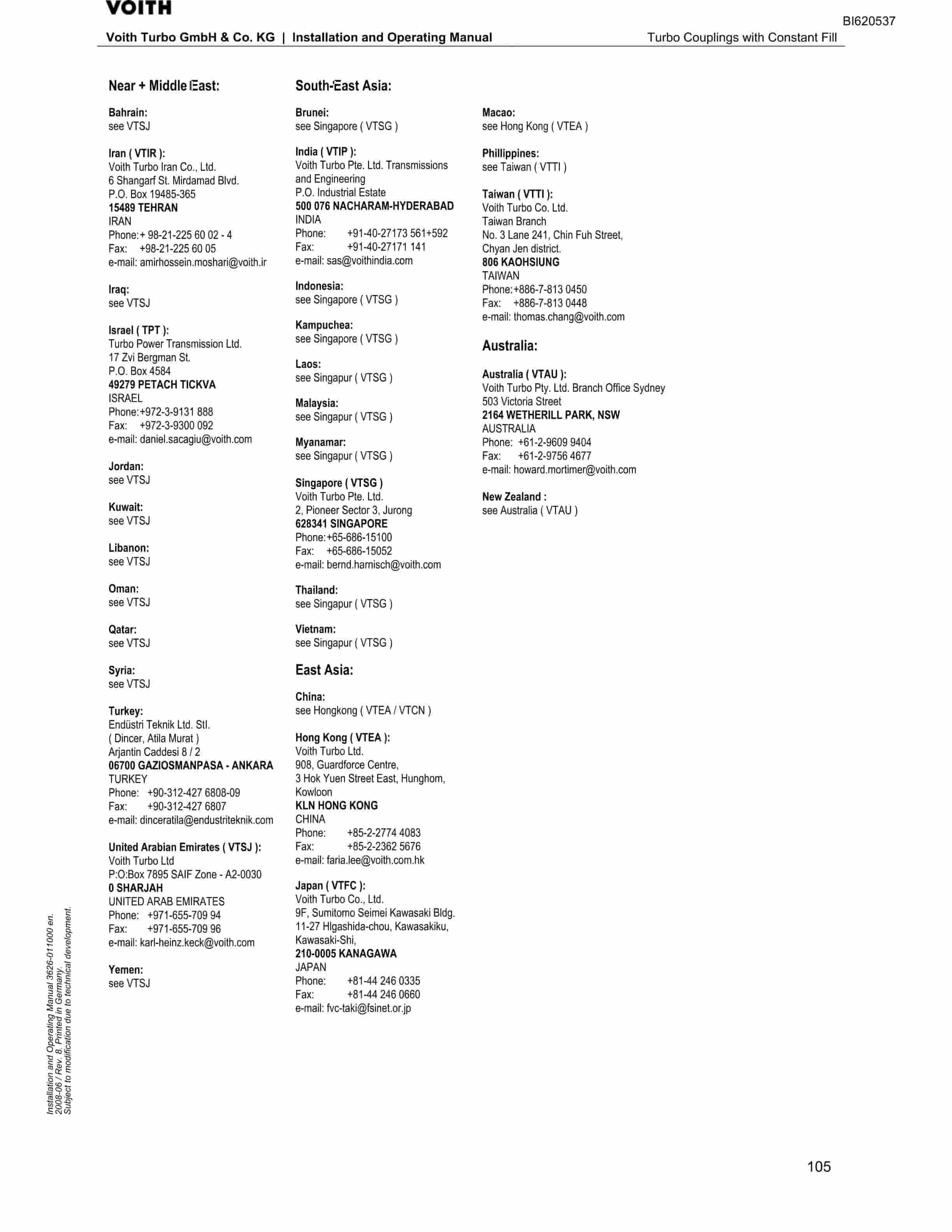 Bucyrus Belt System Spare Parts List BI620537-3