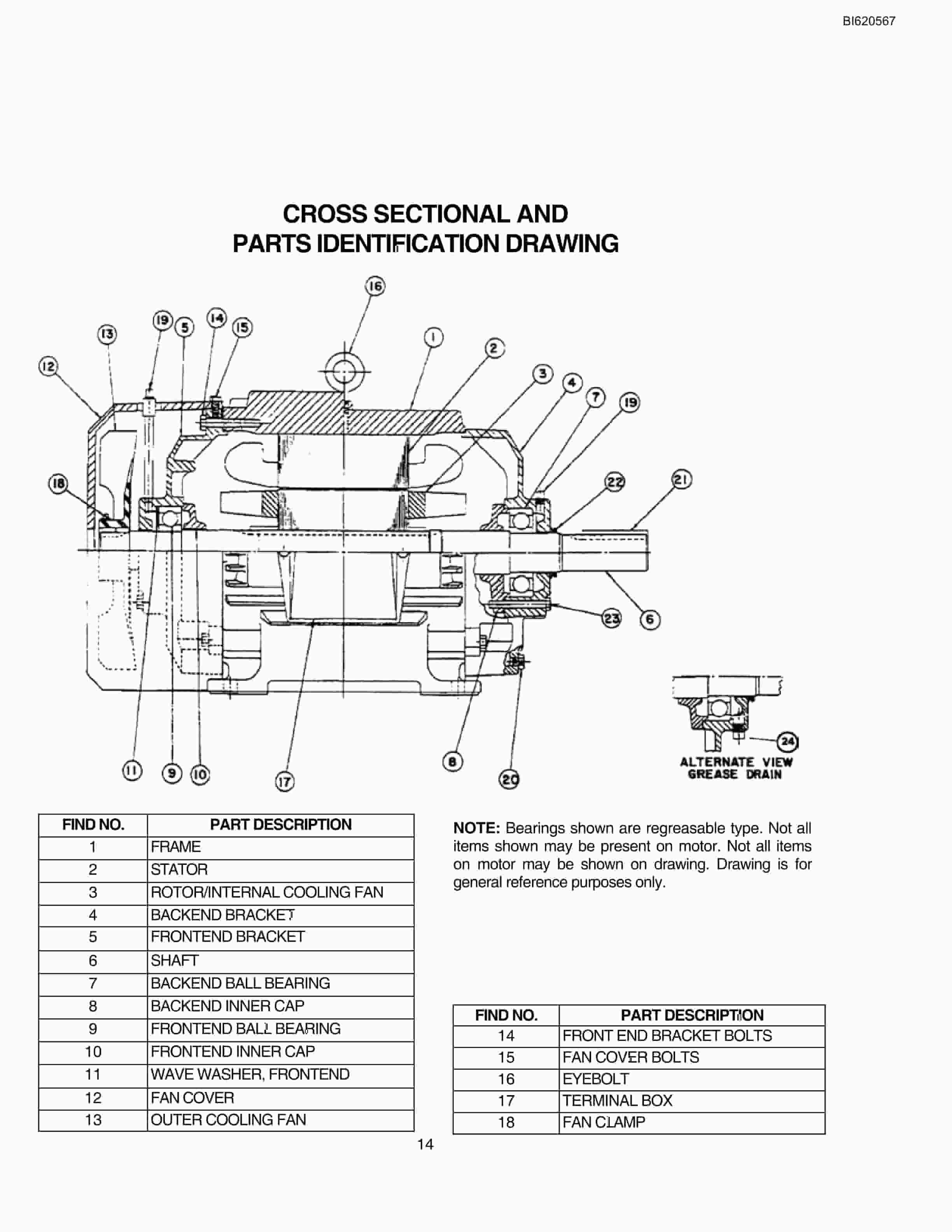 Bucyrus Belt System Spare Parts List BI620567-2