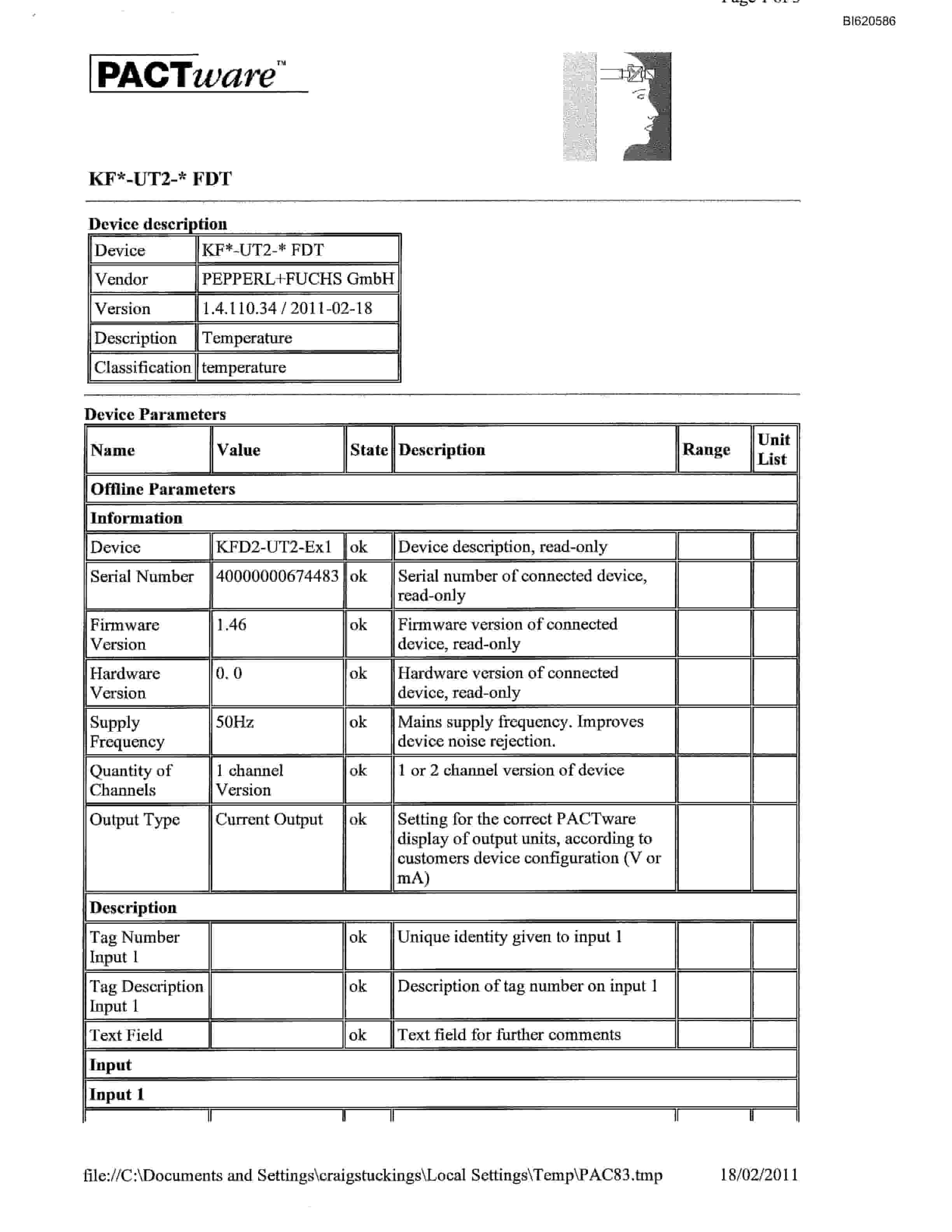 Bucyrus Belt System Spare Parts List BI620586-2