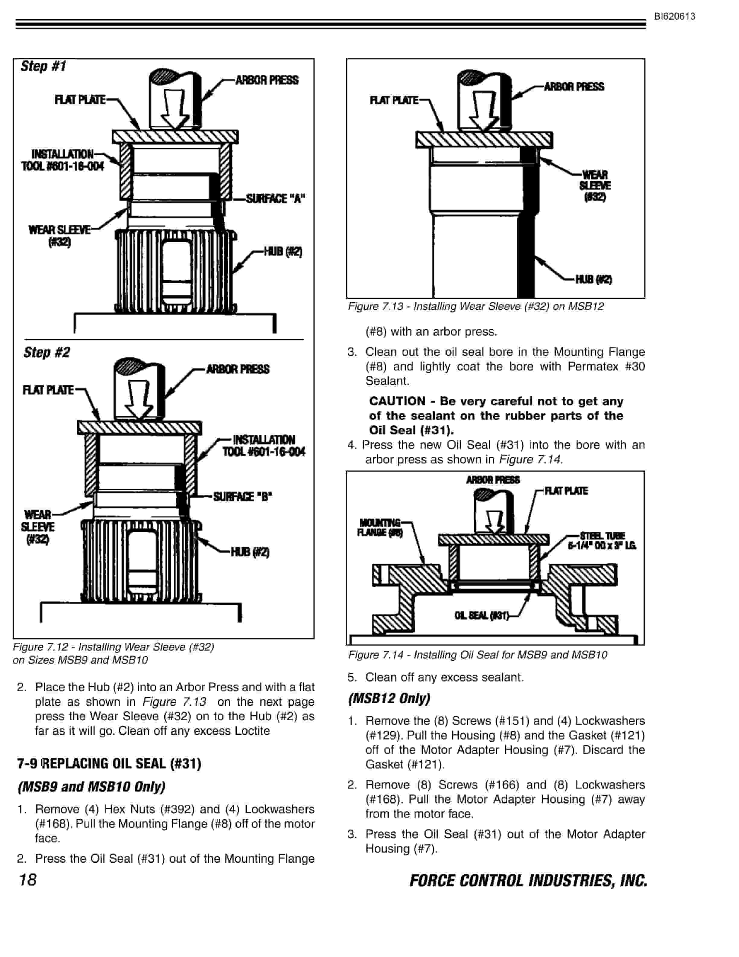 Bucyrus Belt System Spare Parts List BI620613-4