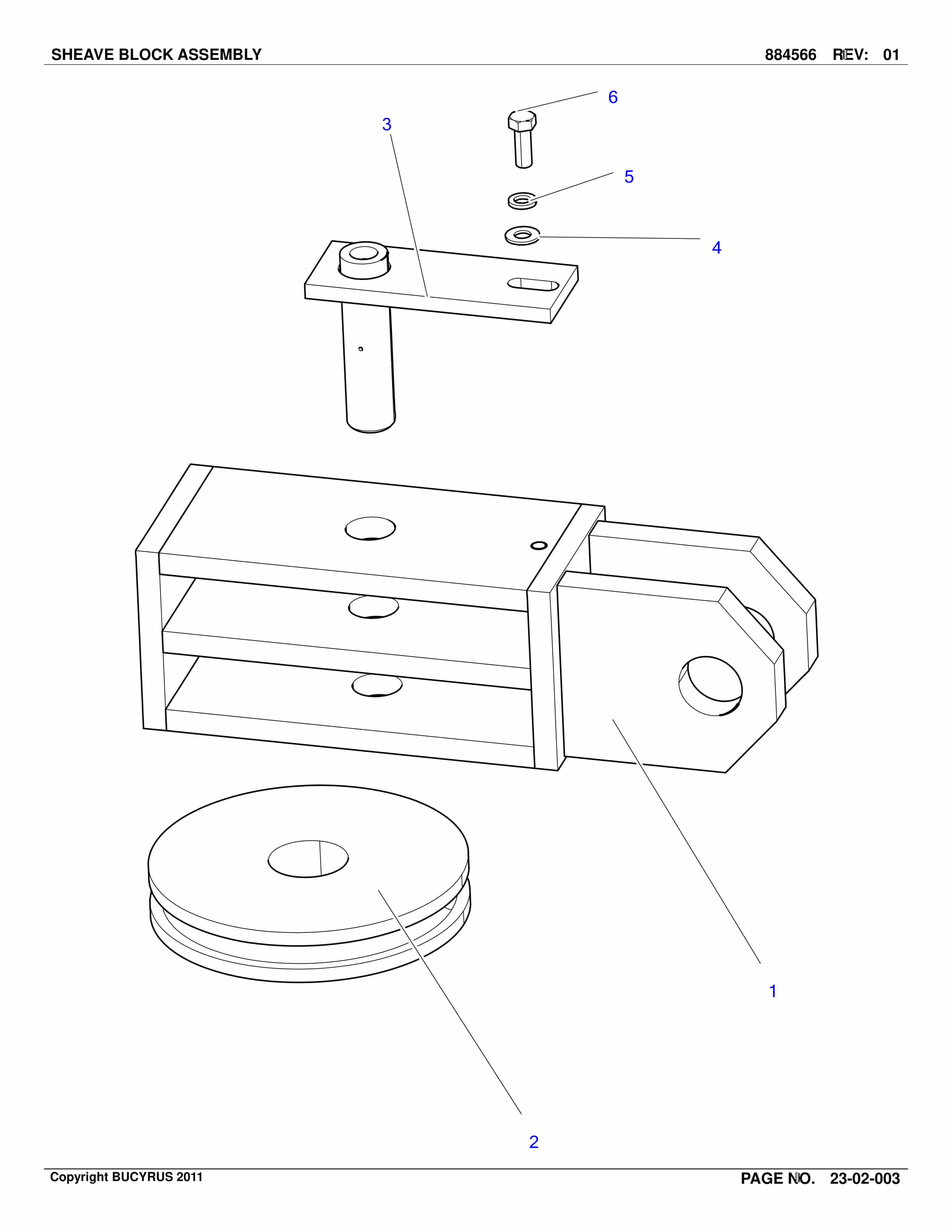 Bucyrus Belt System Spare Parts List BI620620-3