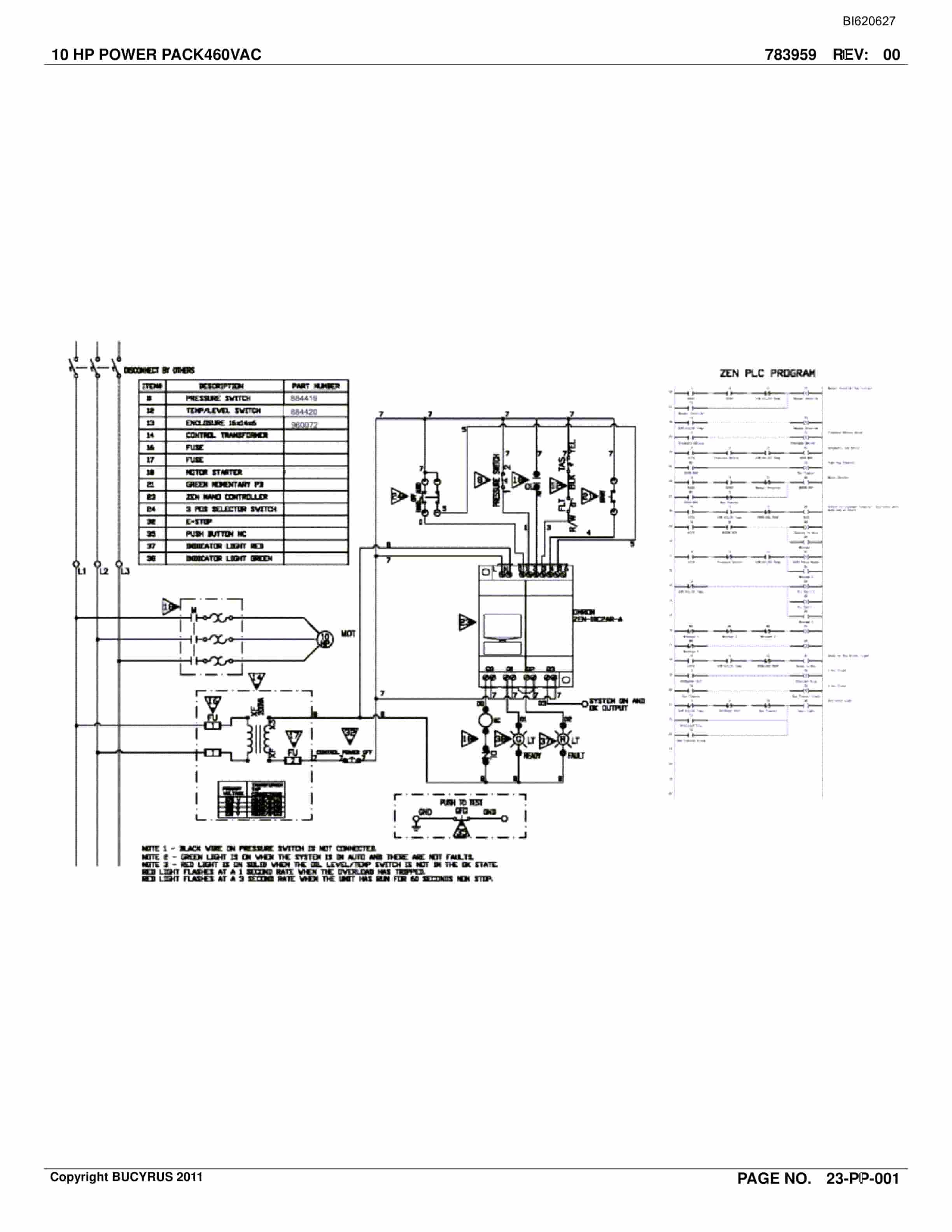 Bucyrus Belt System Spare Parts List BI620627-4