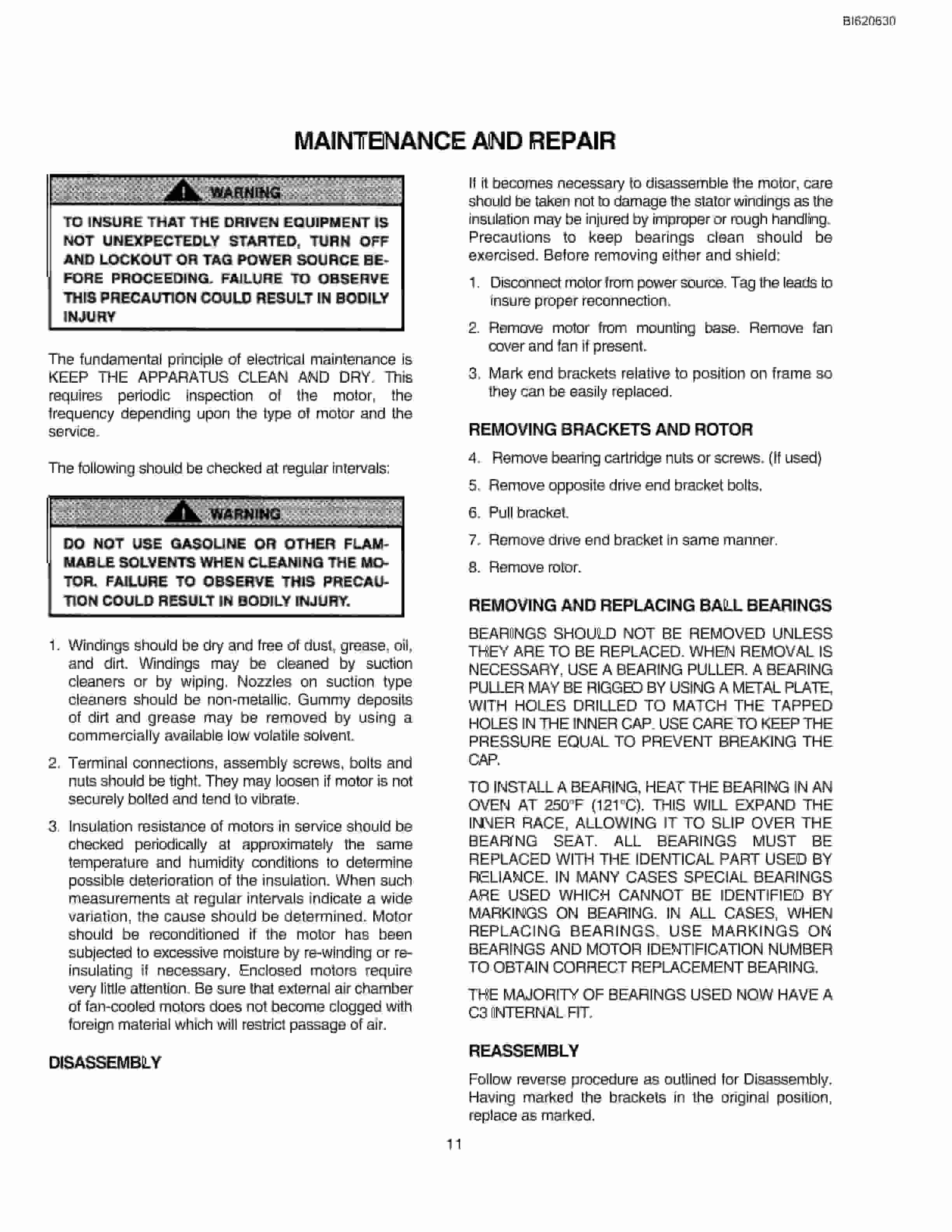 Bucyrus Belt System Spare Parts List BI620630-2