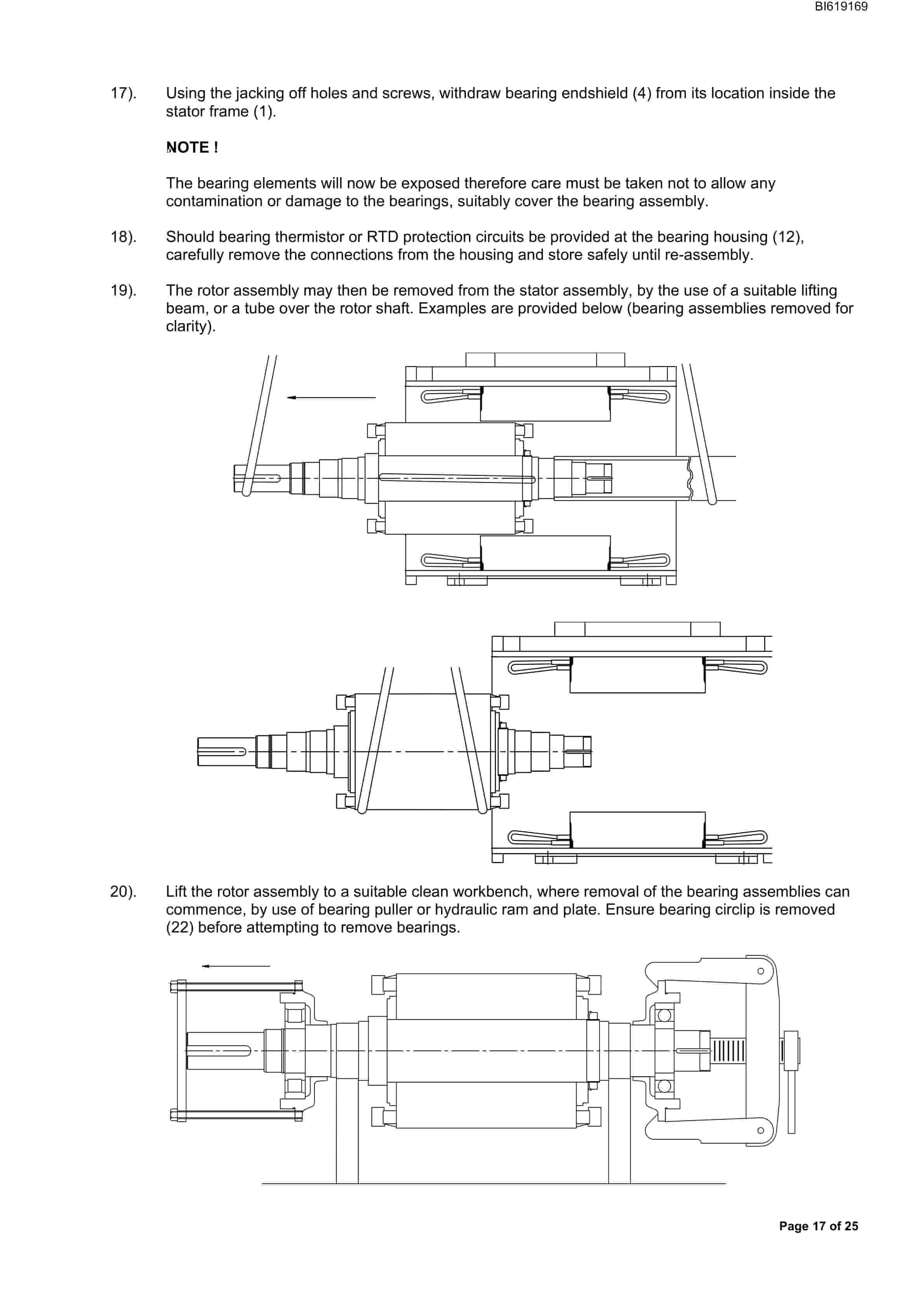Bucyrus BM25 22kW 2 Pole 3.3kV Scrubber Fan Drive Technical Manual BI619169-3