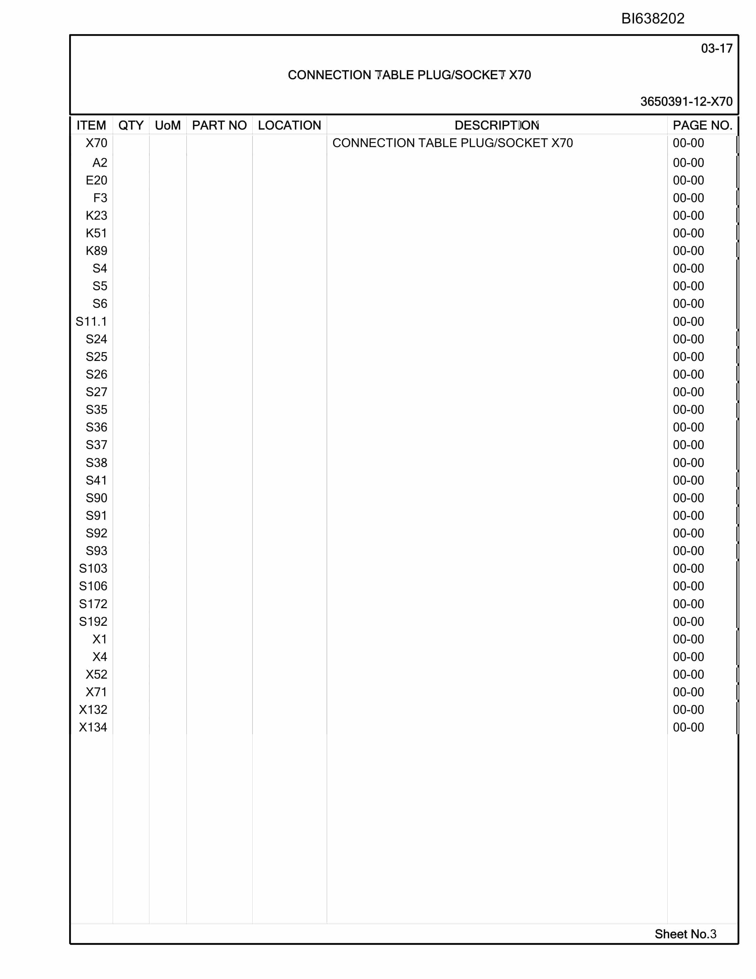 Bucyrus BMA RH170 Electrical Parts Catalog BI638202 5 Bucyrus BMA RH170 Electrical Parts Catalog BI638202 - Image 5
