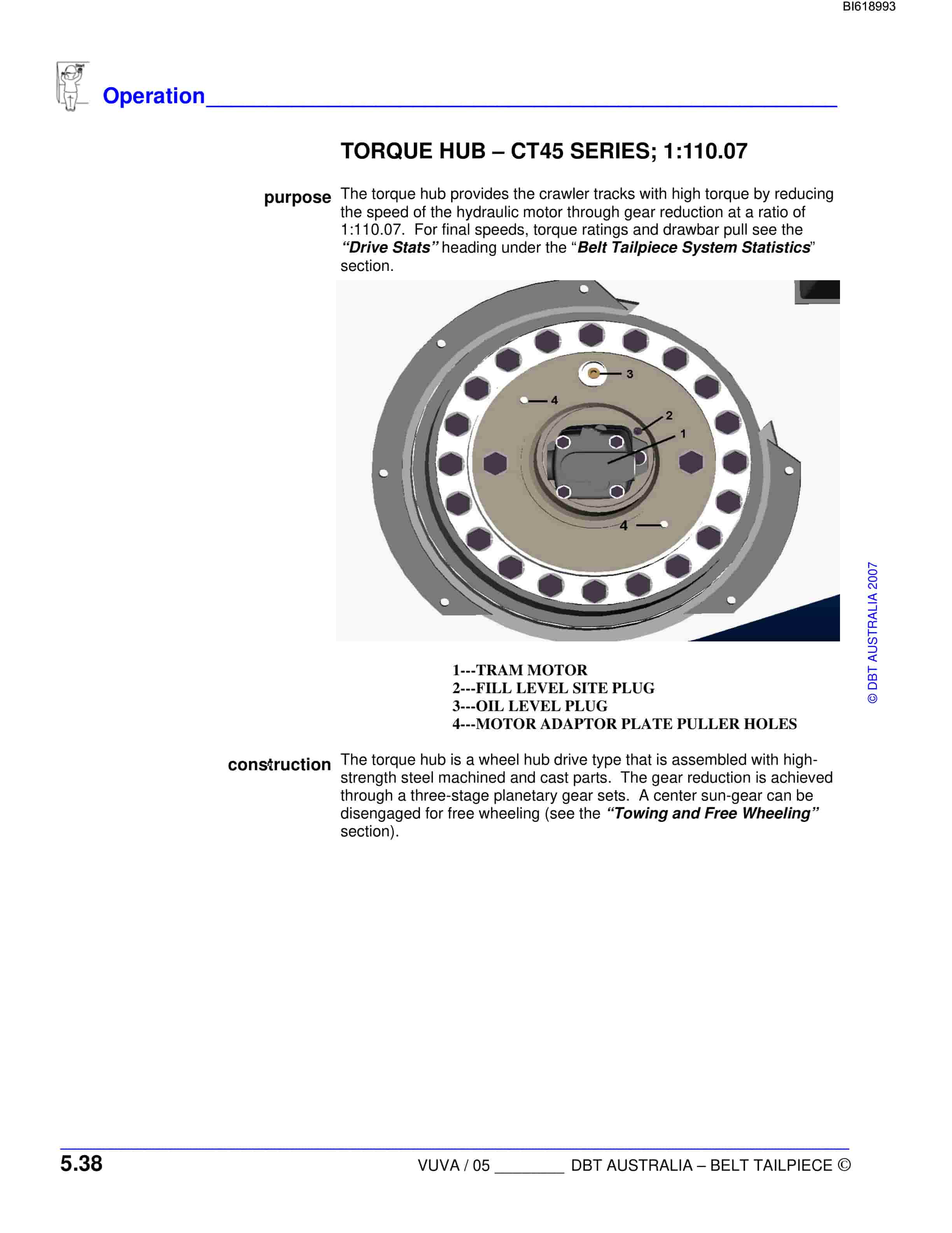 Bucyrus Broadmeadow Technical Manual BI618993-5