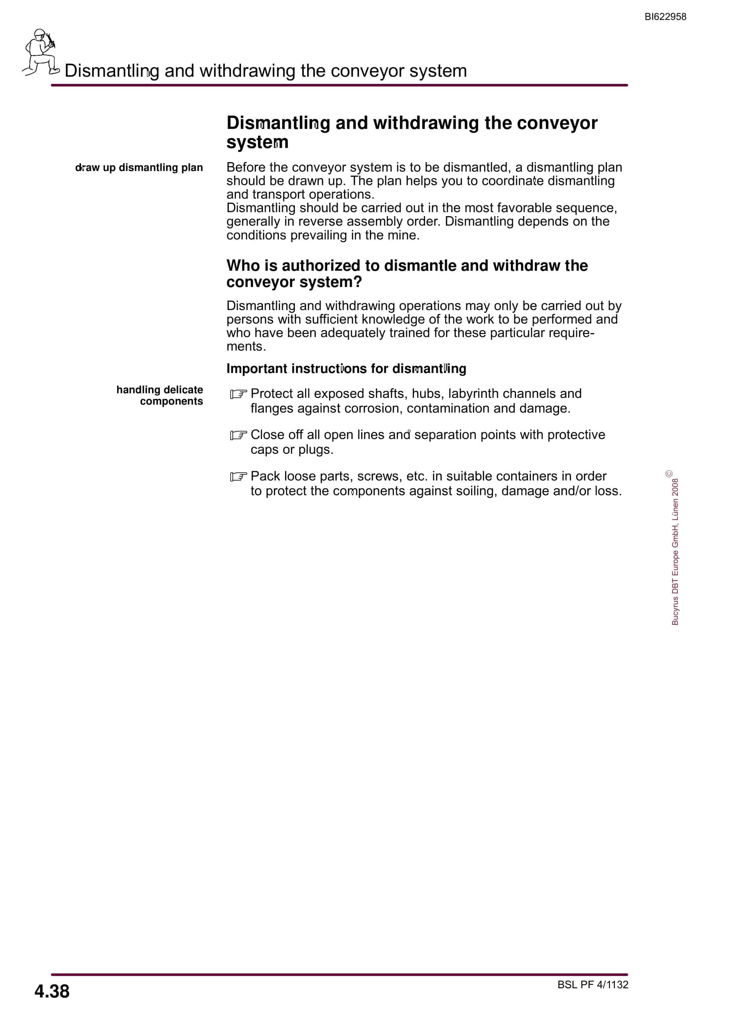 Bucyrus BSL PF 4-1132 Operating Manual BI622958-3