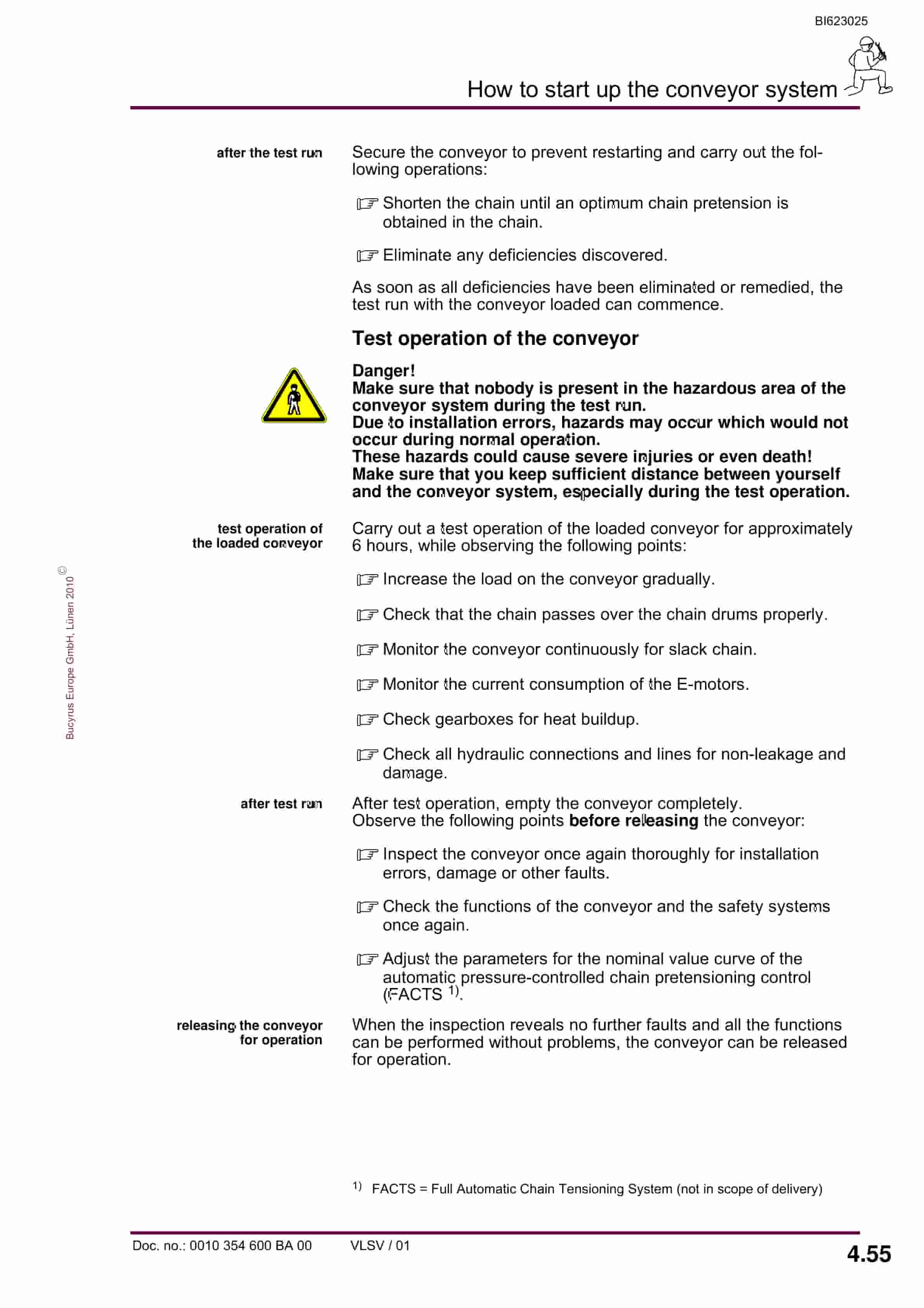 Bucyrus BSL PF 6-1542 Operating Manual BI623025-3