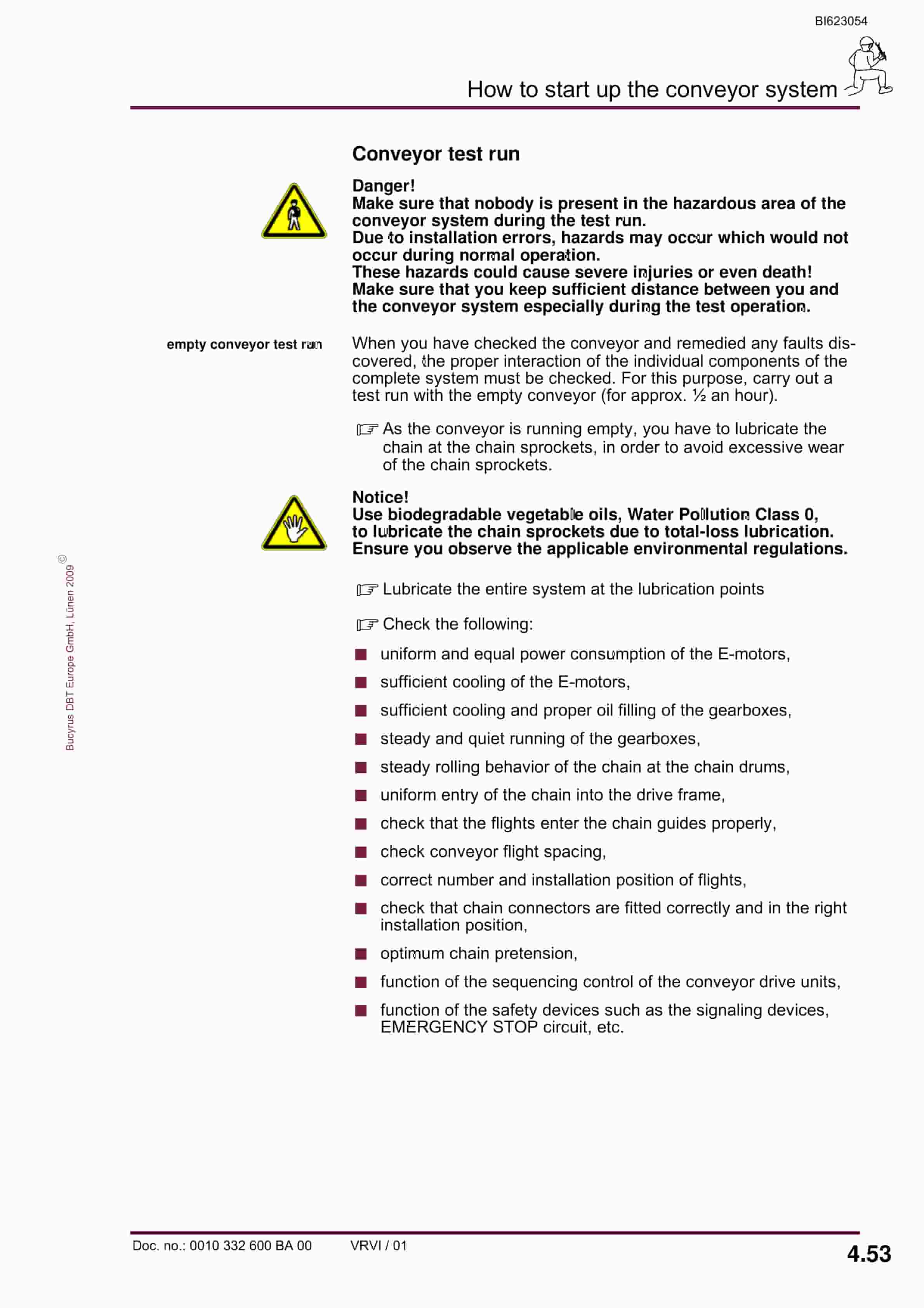 Bucyrus BSL PF 6-1542 Operating Manual BI623054-3