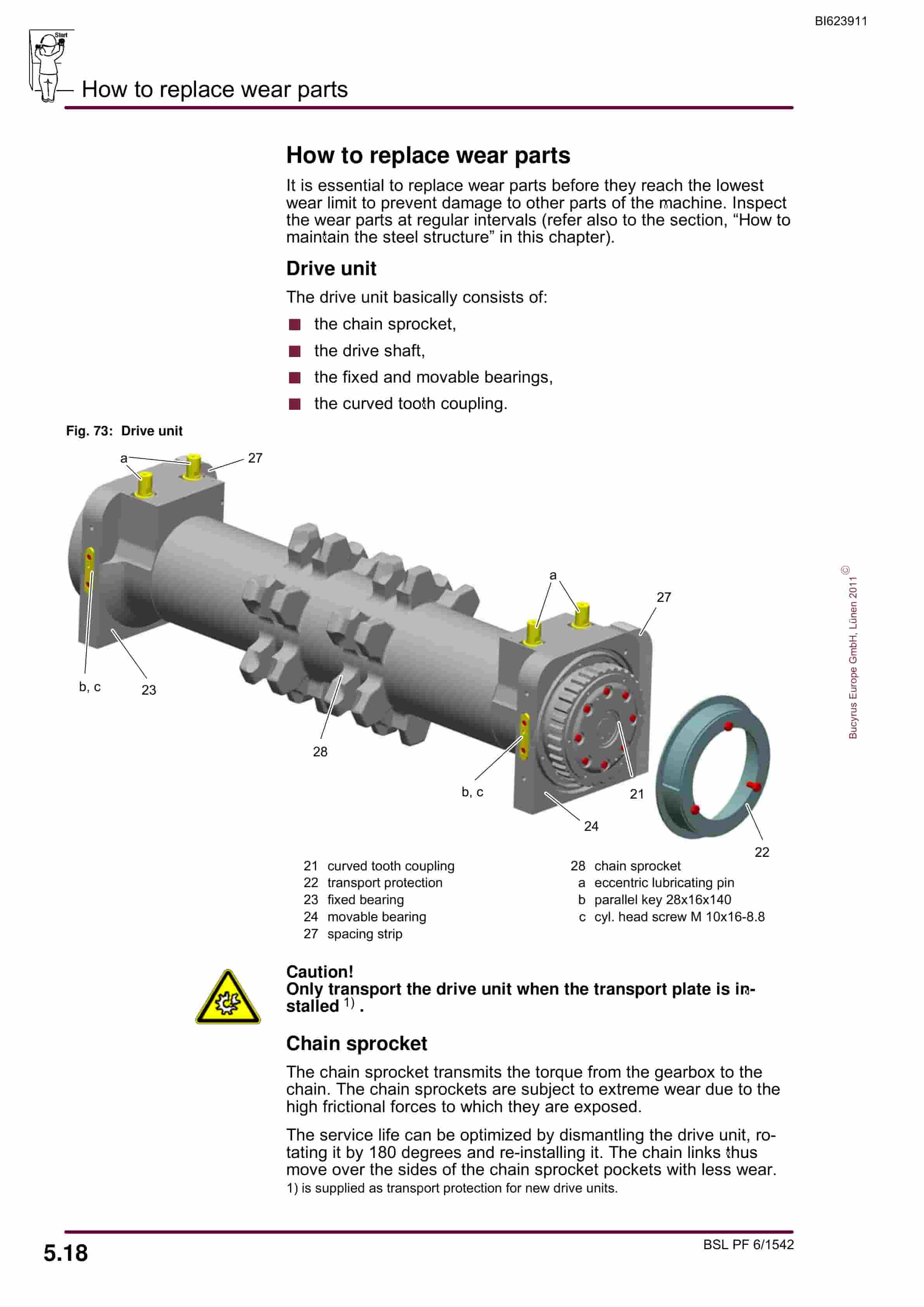 Bucyrus BSL PF 6-1542 Operating Manual BI623911-4