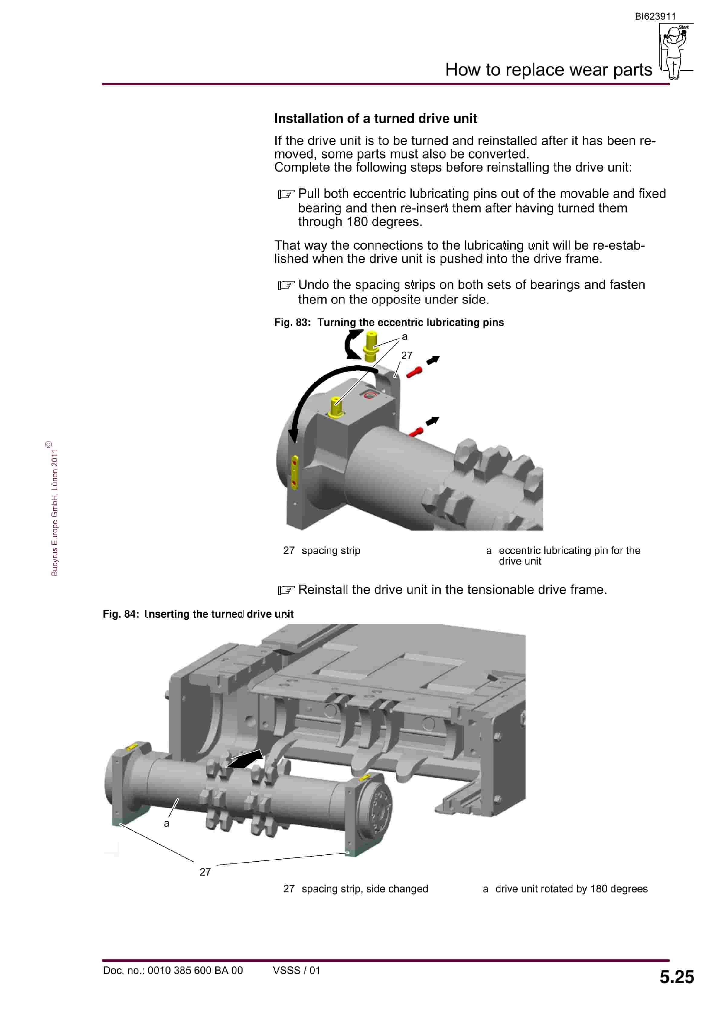 Bucyrus BSL PF 6-1542 Operating Manual BI623911-5