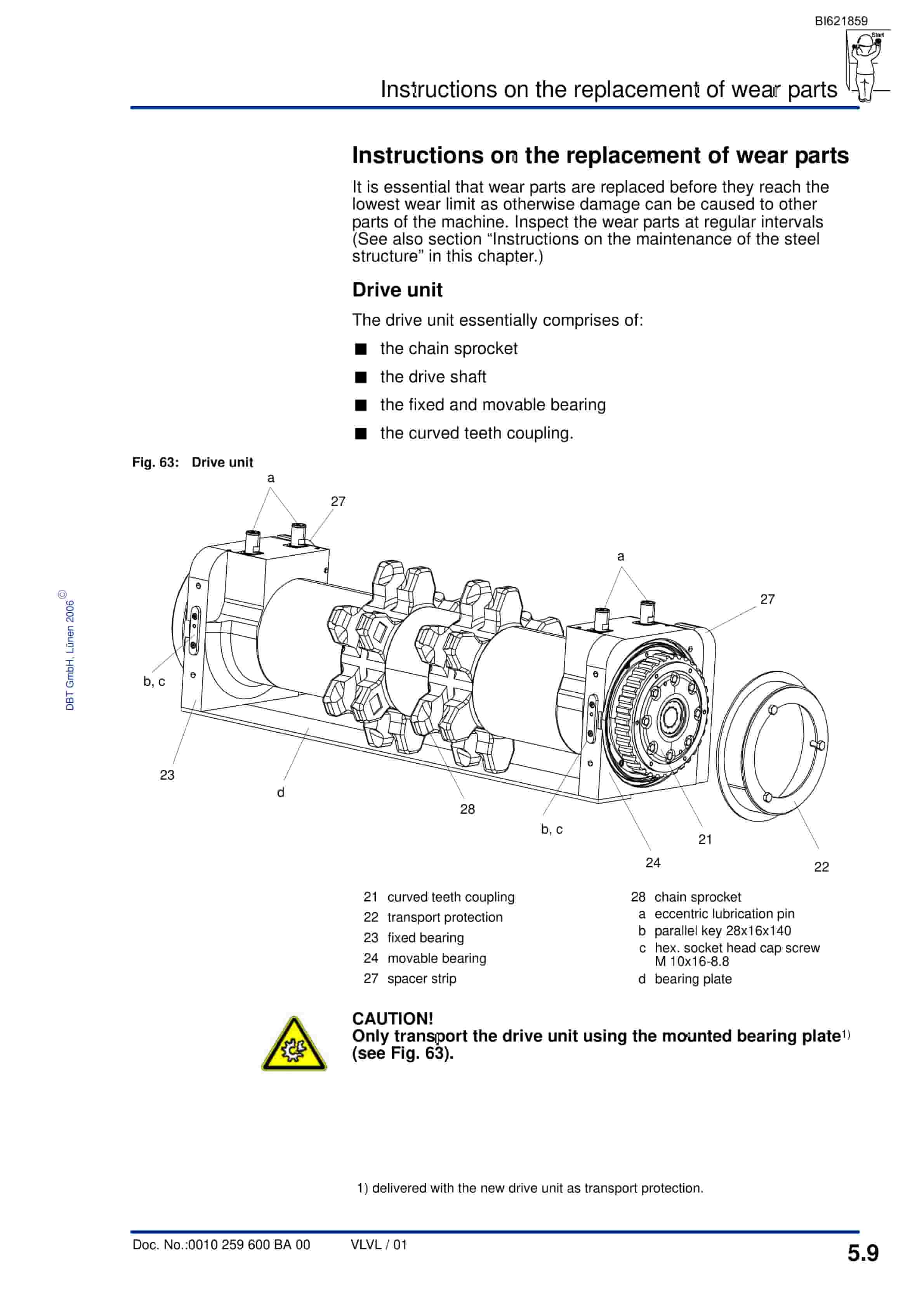 Bucyrus BSL PF 6-1542 Technical Manual BI621859-4