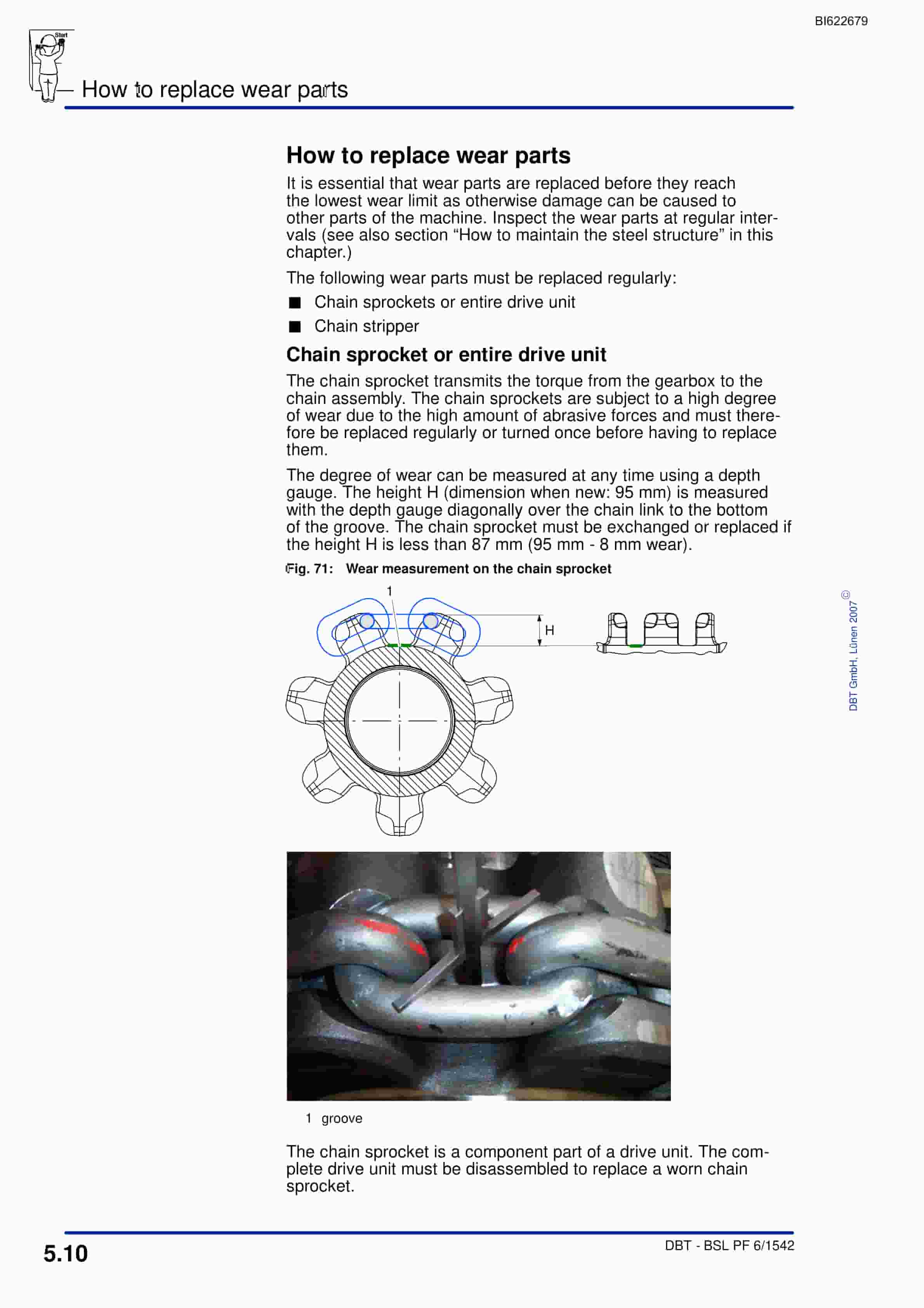 Bucyrus BSL PF 6-1542 Technical Manual BI622679-5